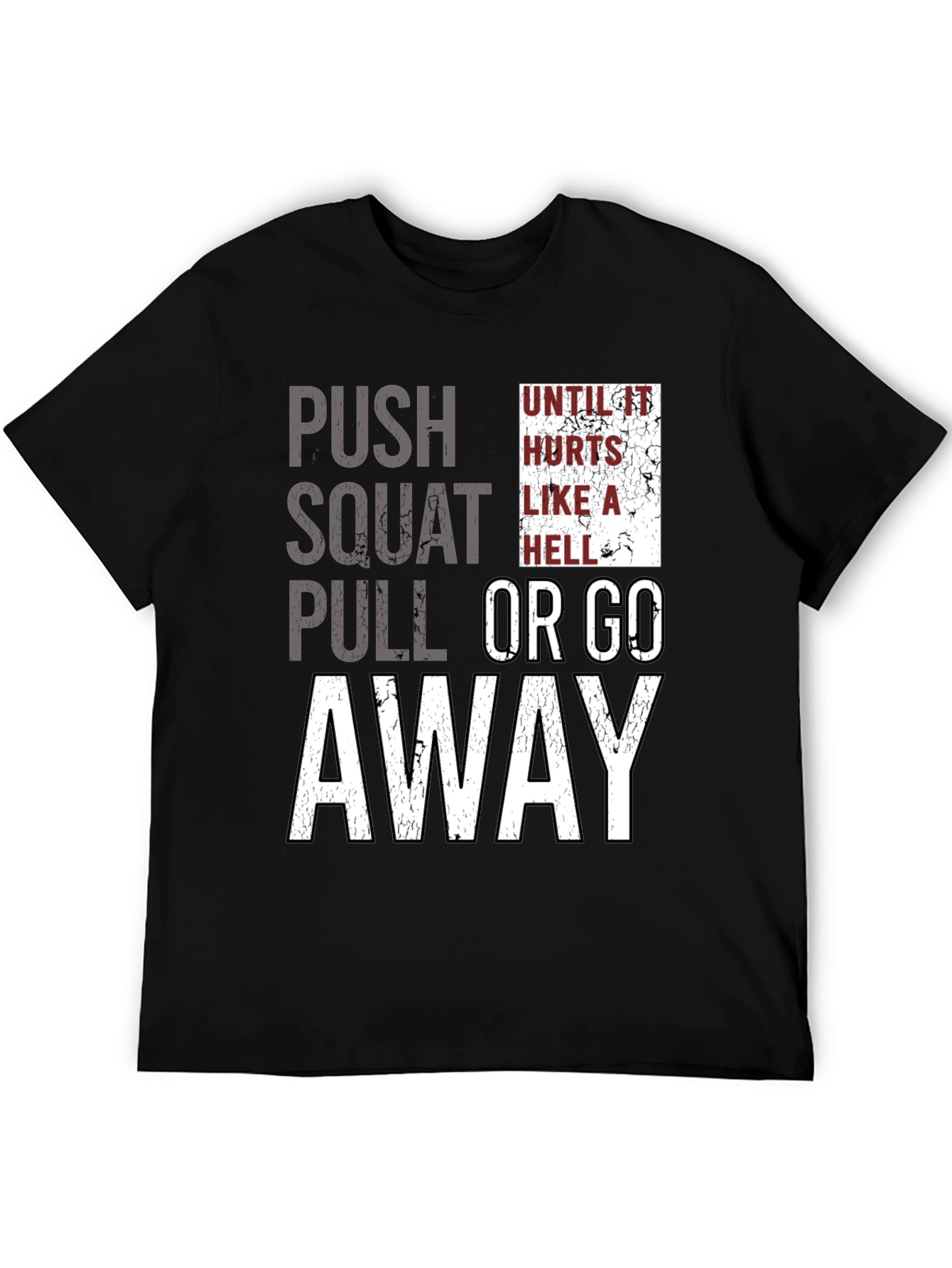 Push Squat Pull Workout Graphic Tee