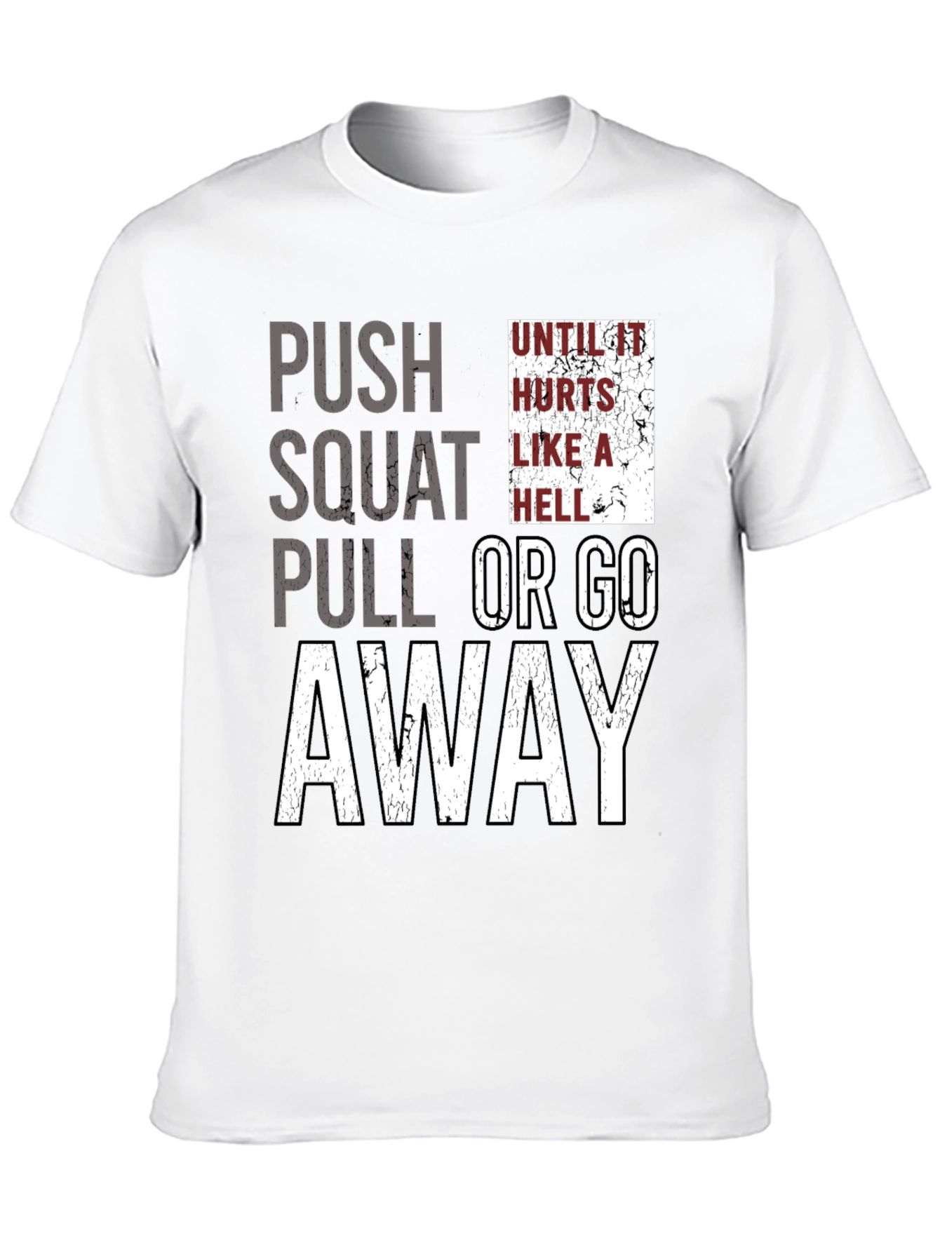 Push Squat Pull Workout Graphic Tee