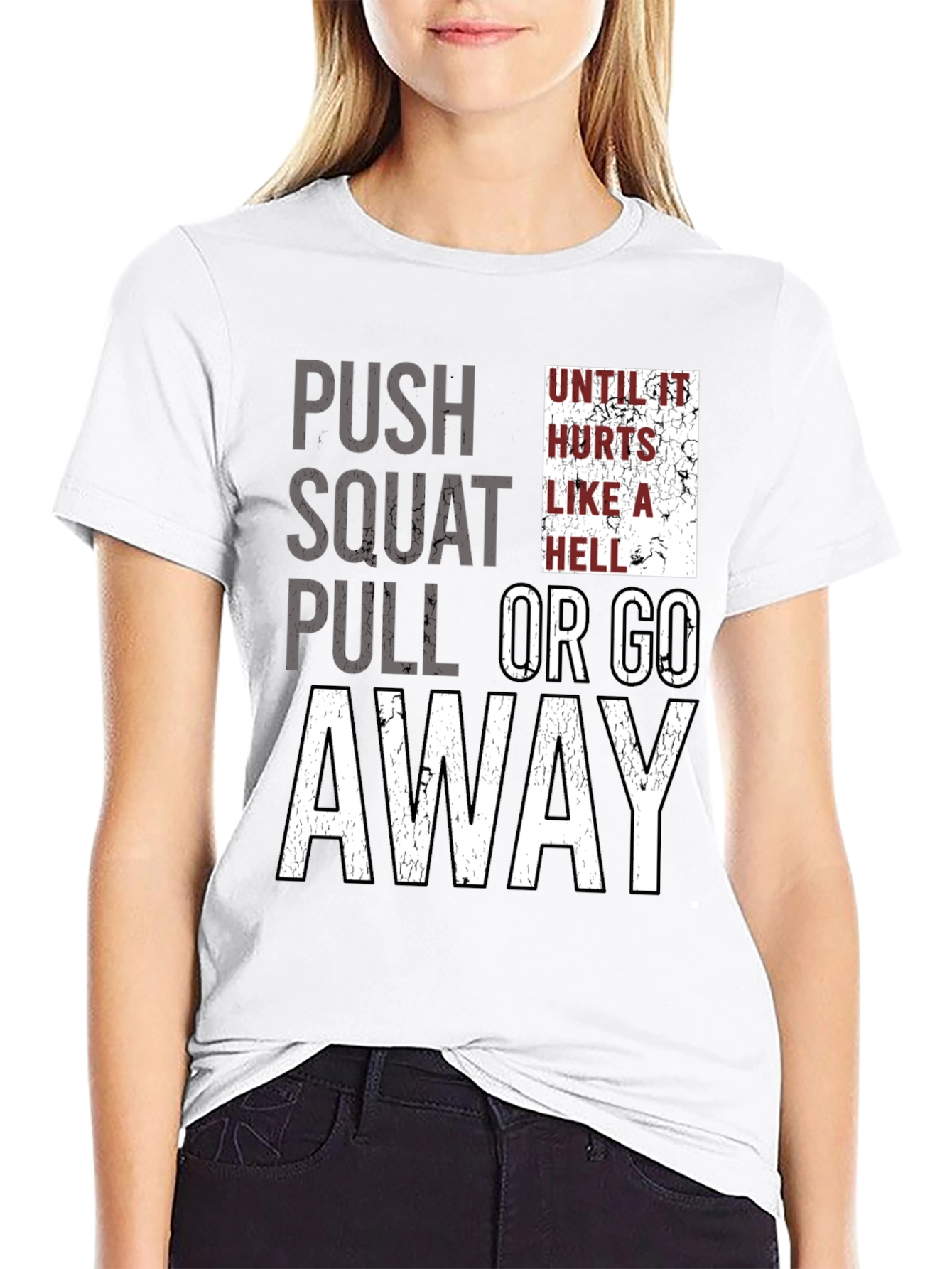 Push Squat Pull Workout Graphic Tee