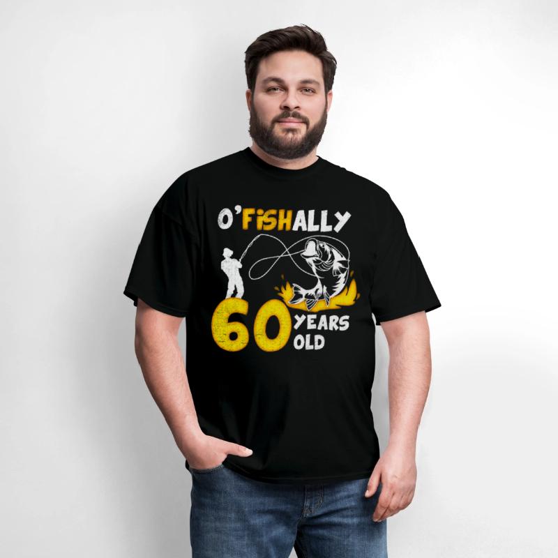 60th Birthday Fishing 1963 Vintage Fisherman Angle