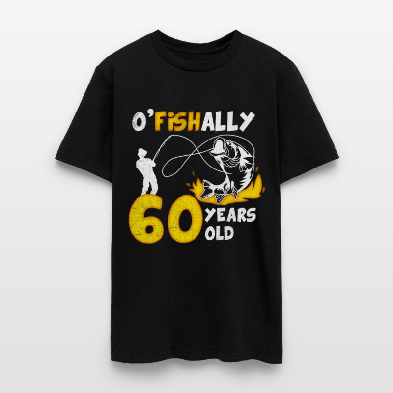 60th Birthday Fishing 1963 Vintage Fisherman Angle