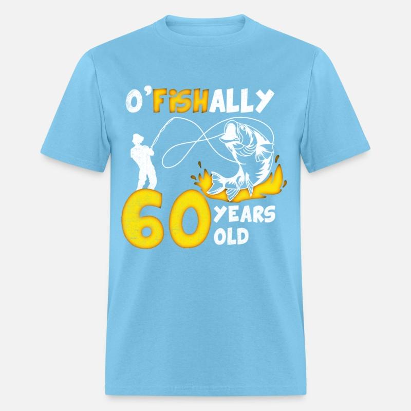 60th Birthday Fishing 1963 Vintage Fisherman Angle