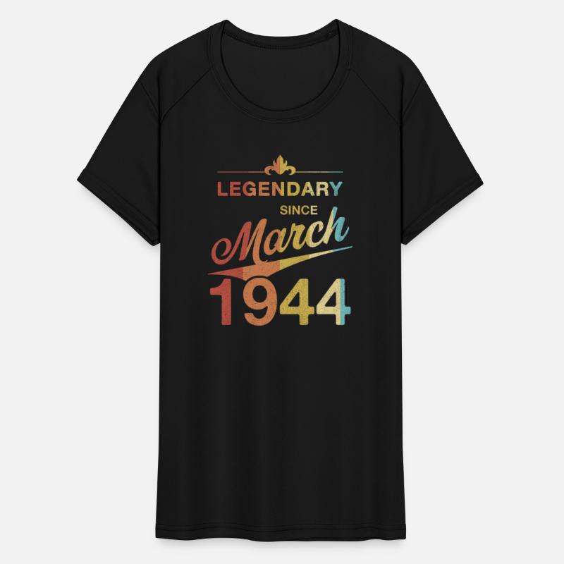 80th Birthday 80 Year Old Born March 1944 Gift