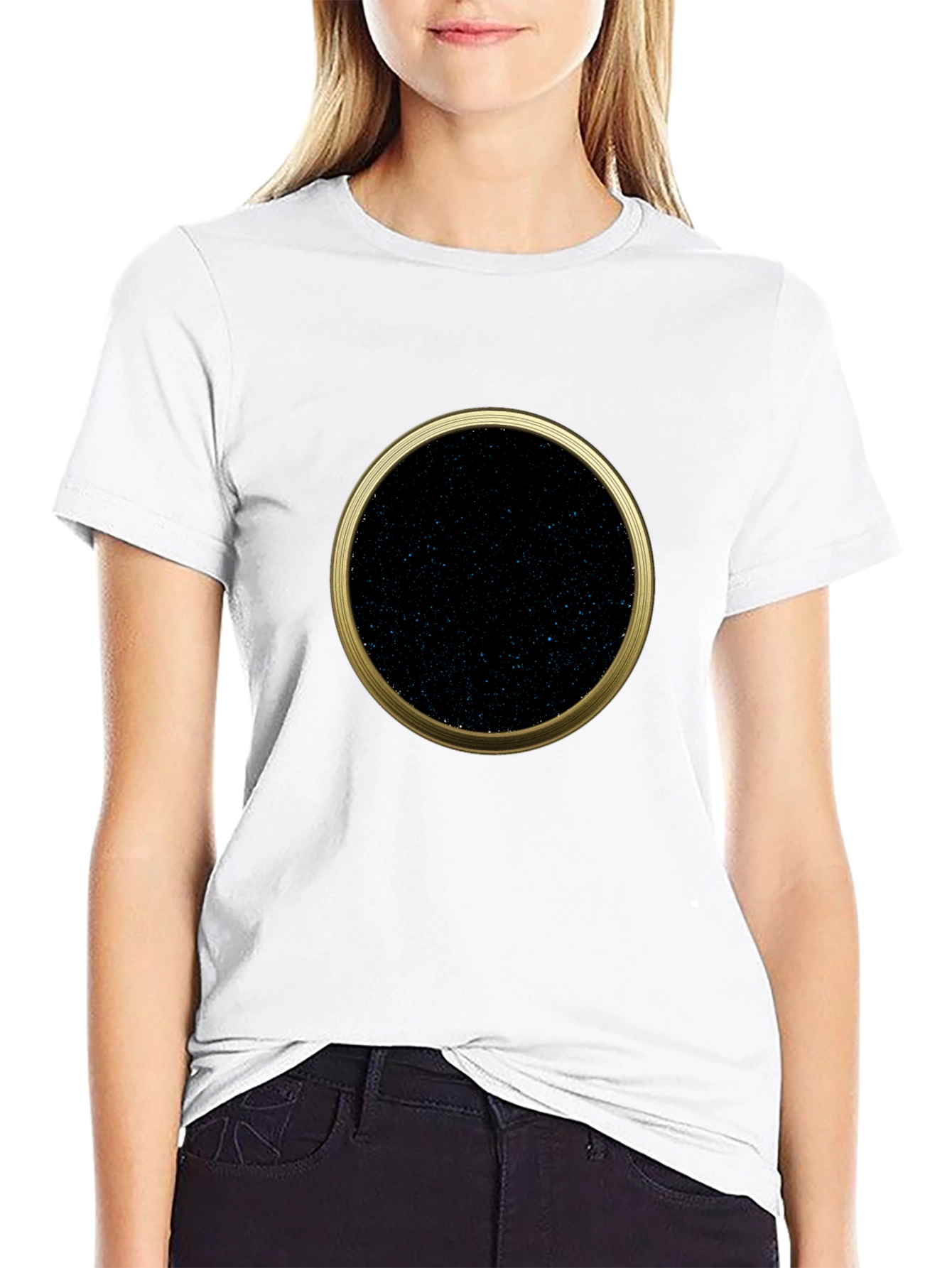 Black Hole Portal Graphic Tee