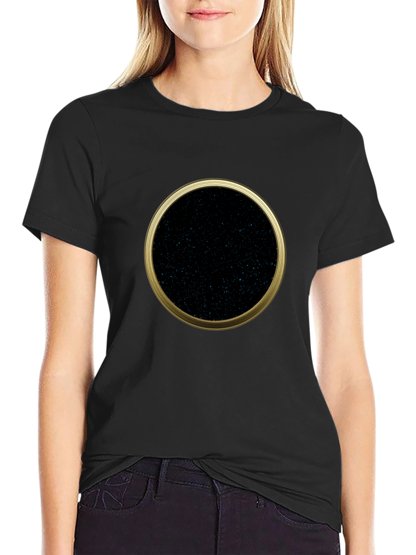 Black Hole Portal Graphic Tee