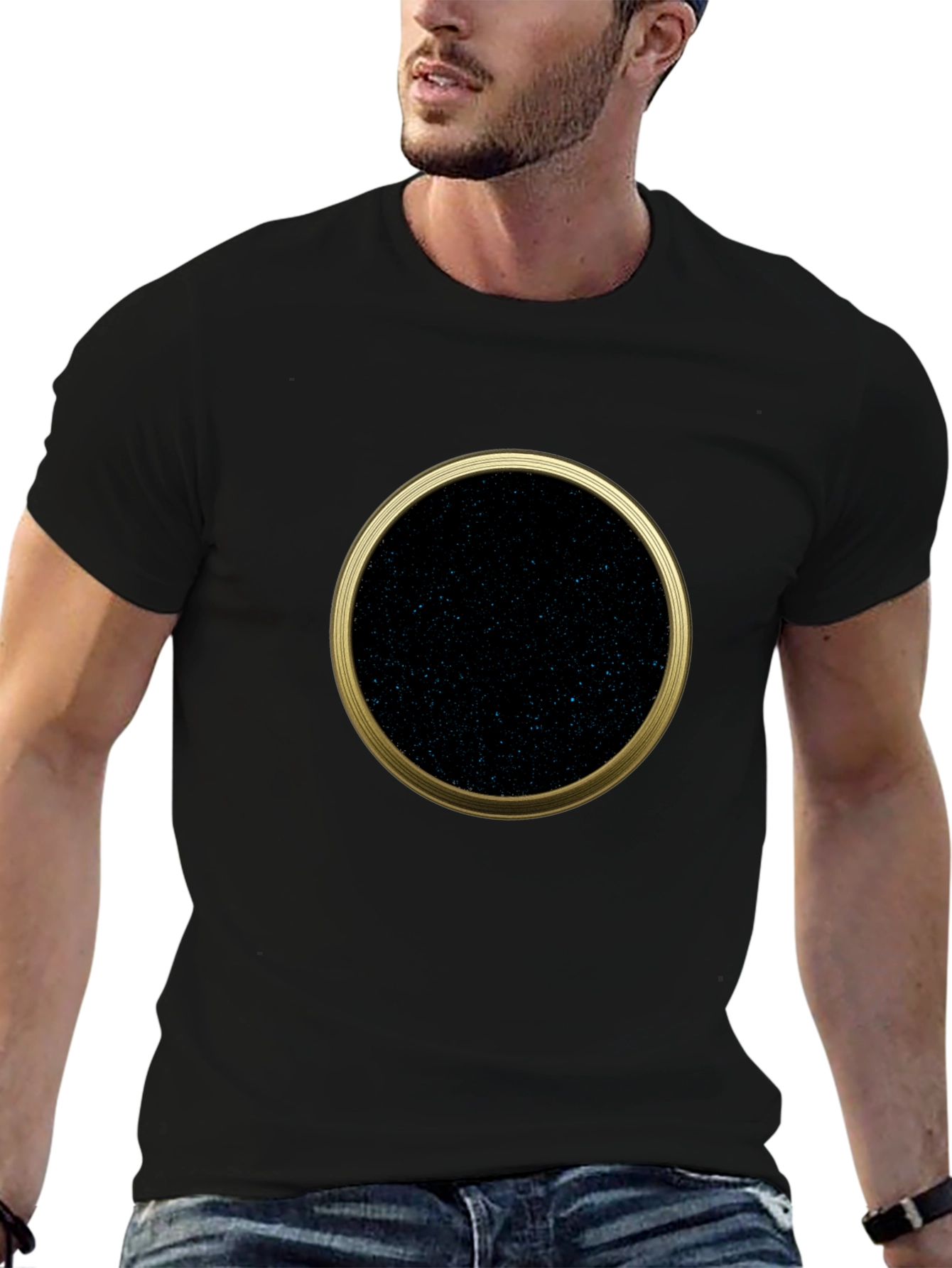 Black Hole Portal Graphic Tee