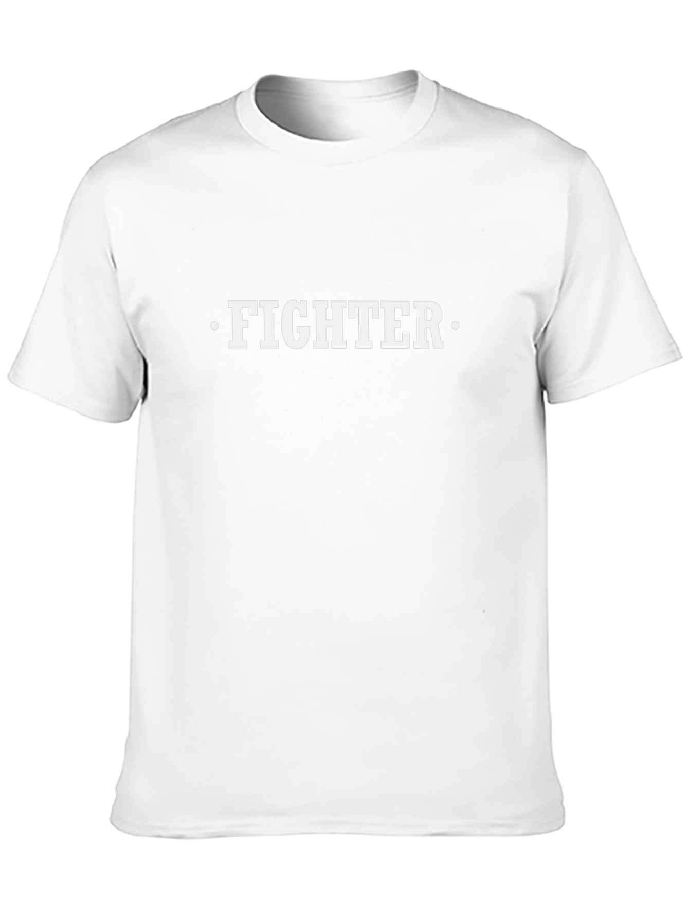 Fighter Black T-Shirt - Bold Statement Tee