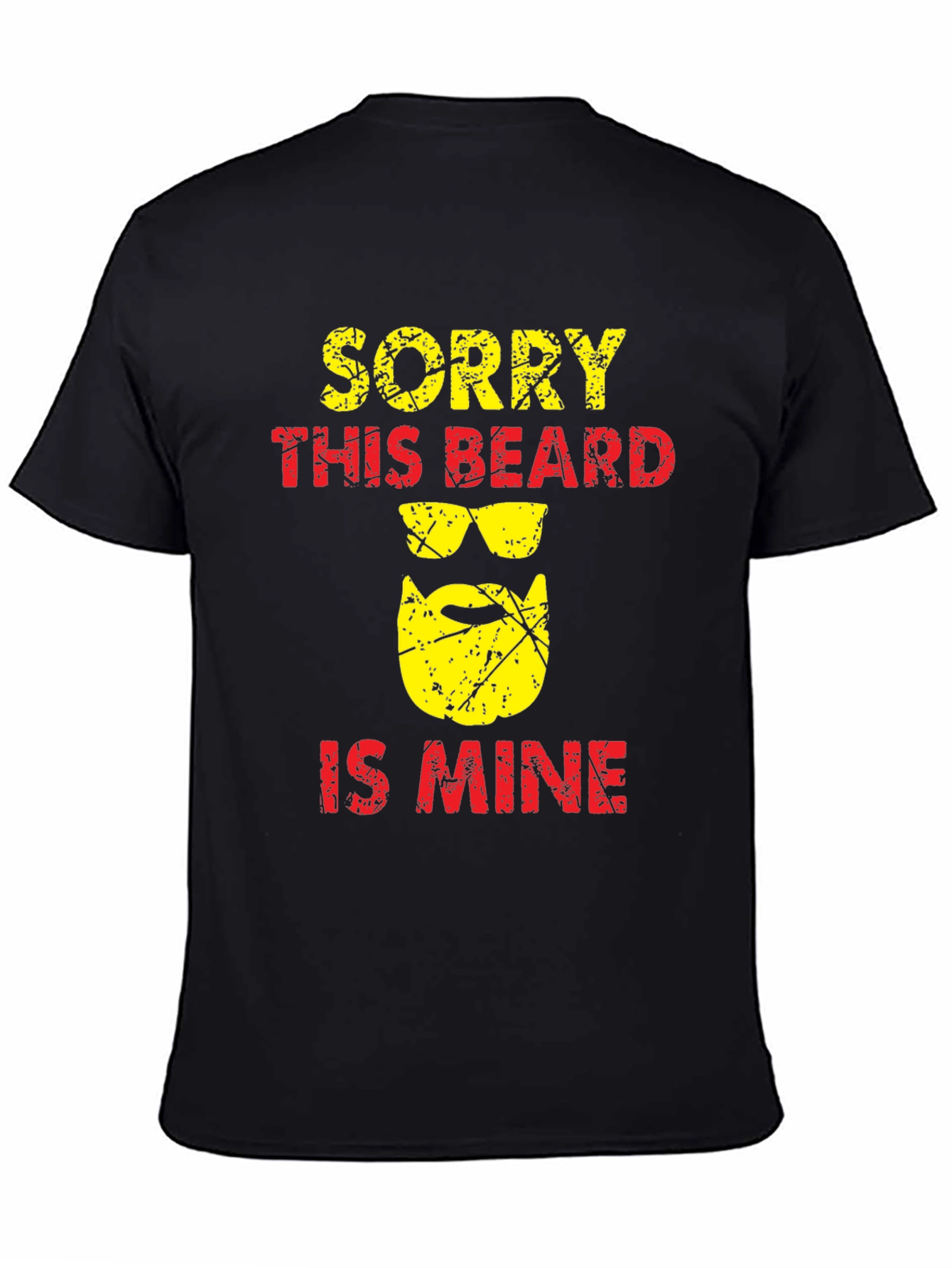 Sorry This Beard Is Mine Funny T-Shirt