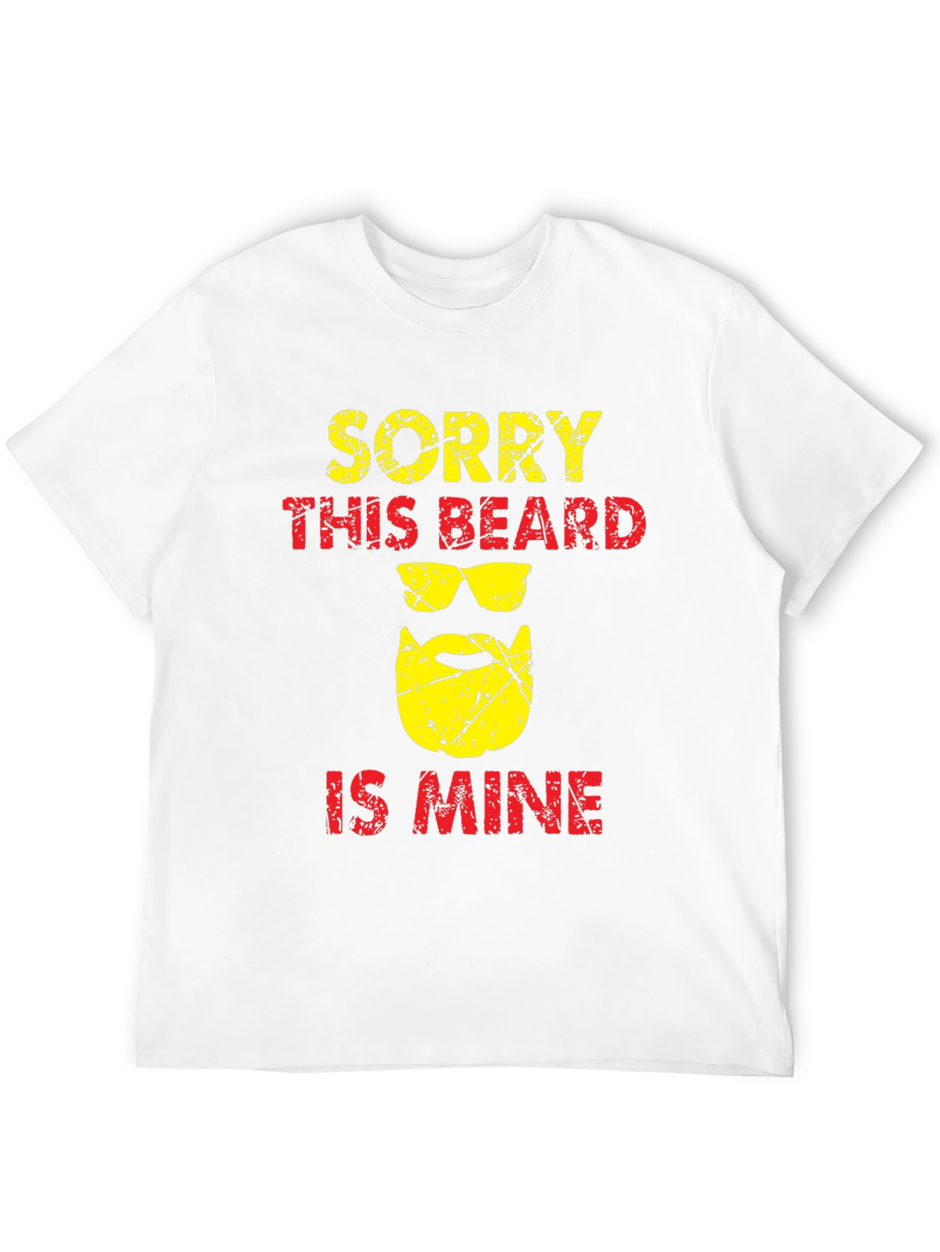 Sorry This Beard Is Mine Funny T-Shirt