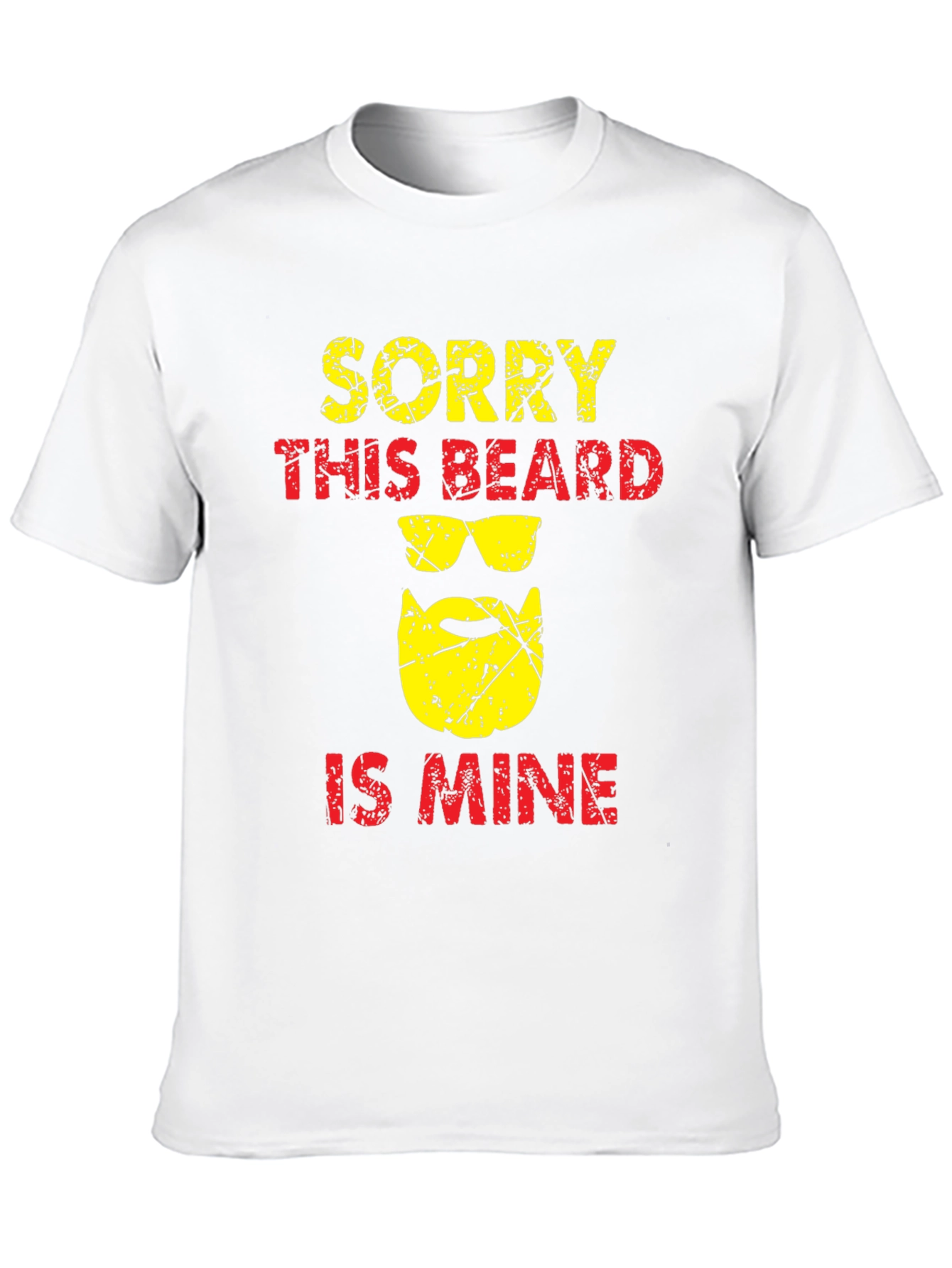 Sorry This Beard Is Mine Funny T-Shirt
