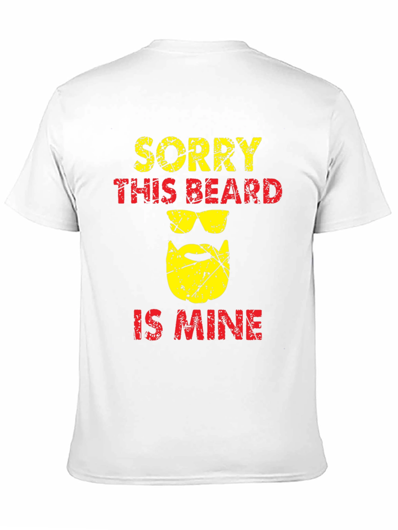 Sorry This Beard Is Mine Funny T-Shirt