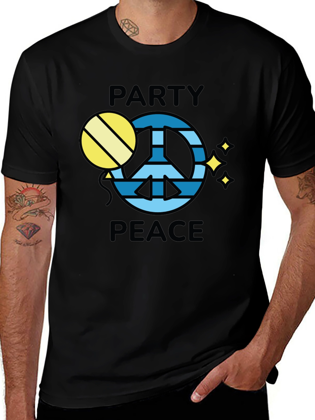 Party Peace Graphic Tee