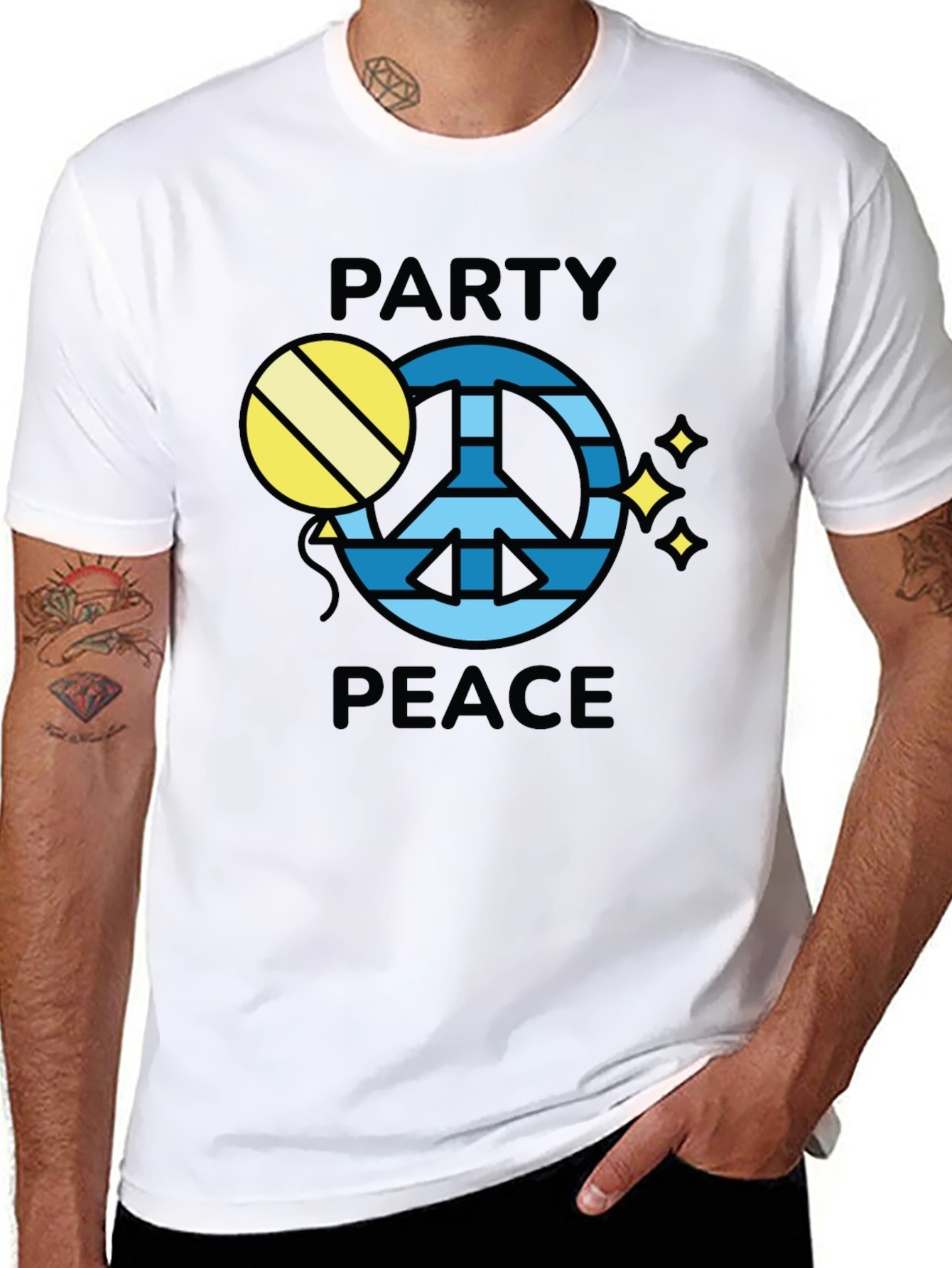 Party Peace Graphic Tee