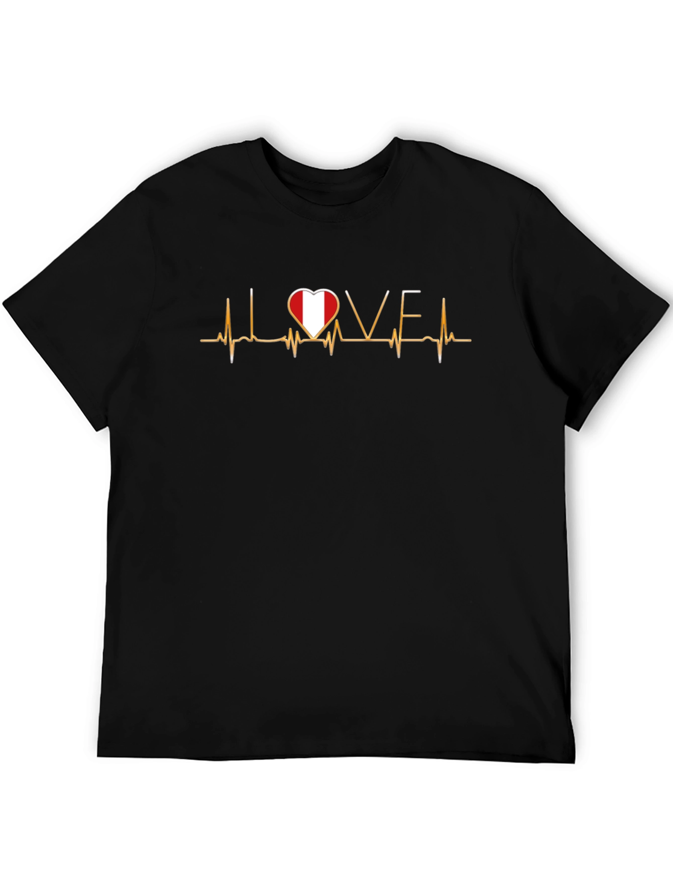 Love Peru Heartbeat T-Shirt
