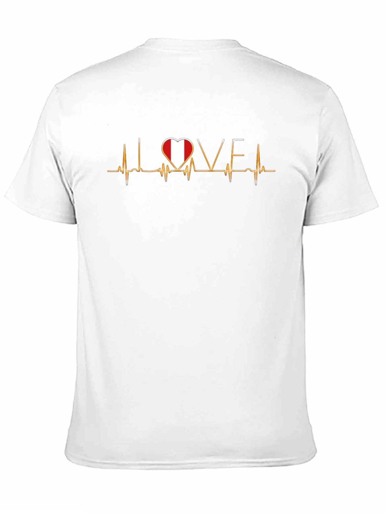 Love Peru Heartbeat T-Shirt