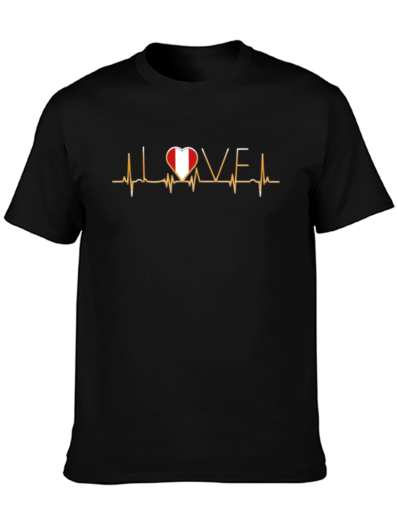Love Peru Heartbeat T-Shirt
