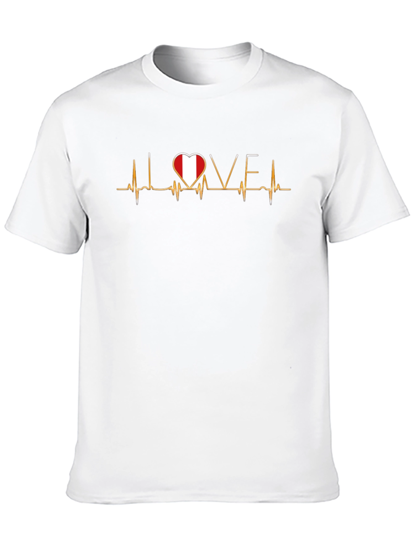 Love Peru Heartbeat T-Shirt