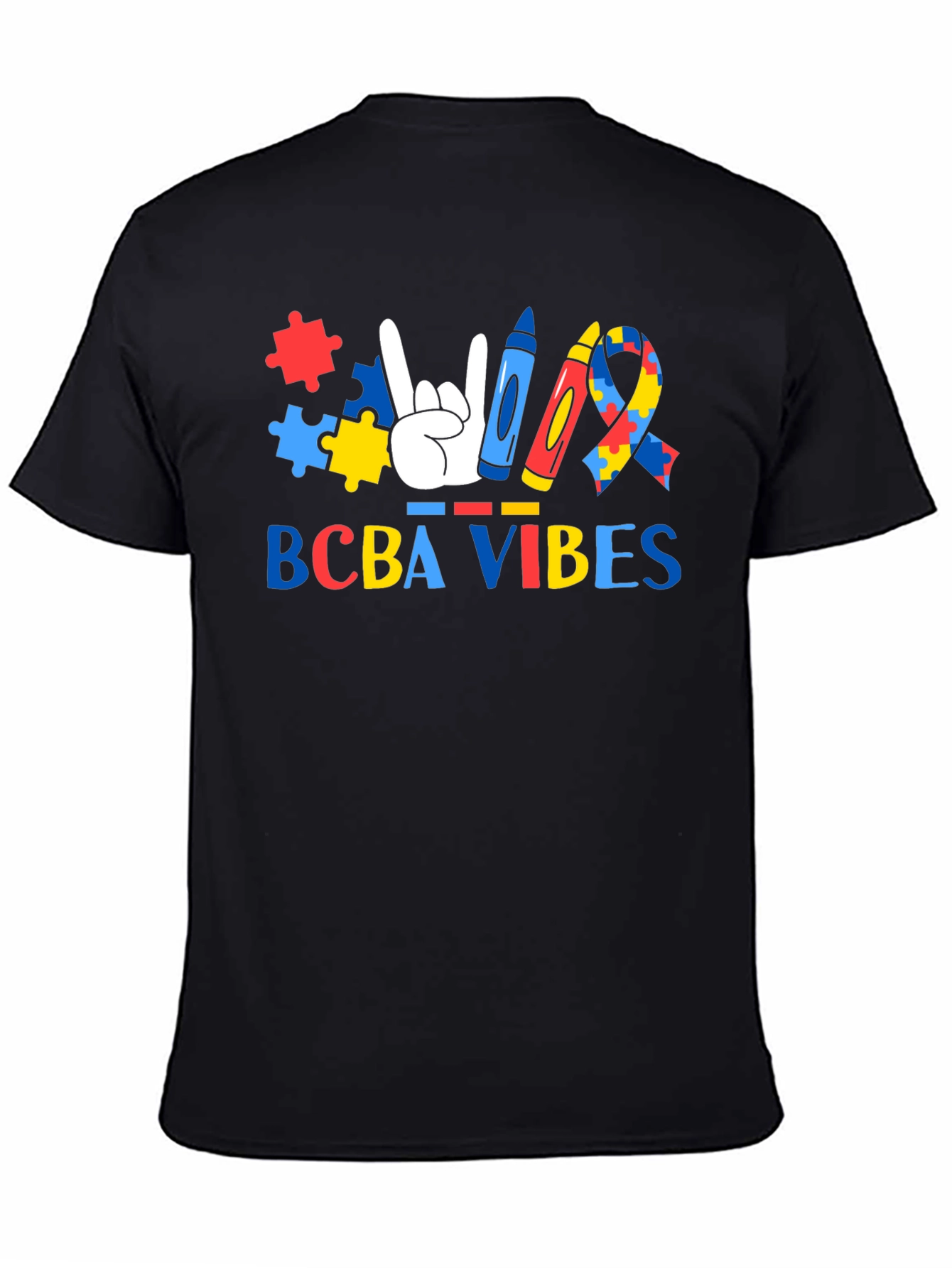 BCBA Vibes Autism Awareness Graphic Tee