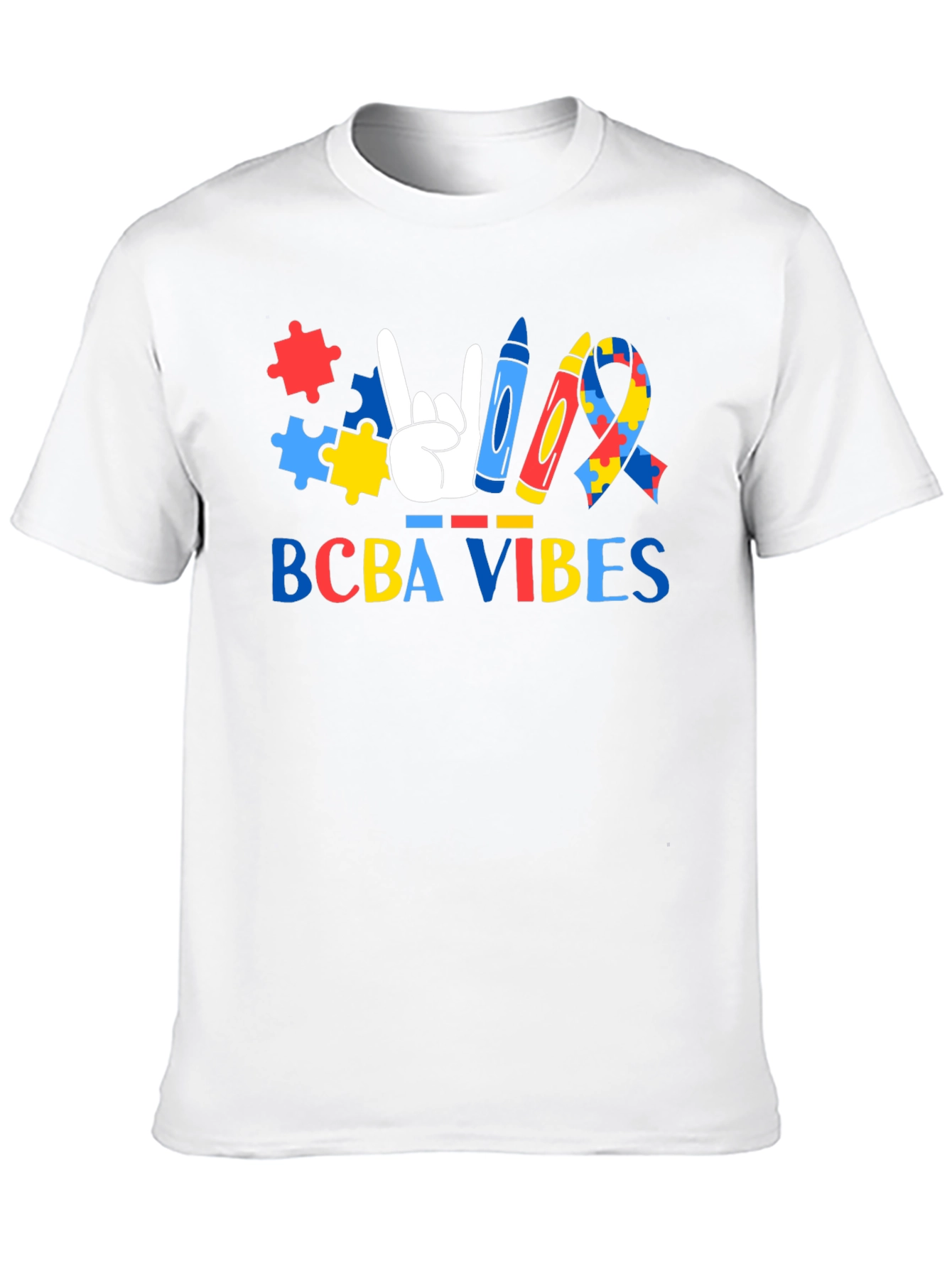 BCBA Vibes Autism Awareness Graphic Tee