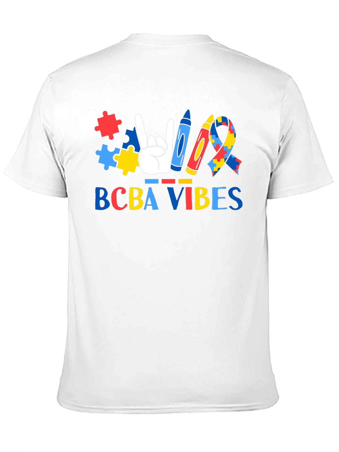 BCBA Vibes Autism Awareness Graphic Tee