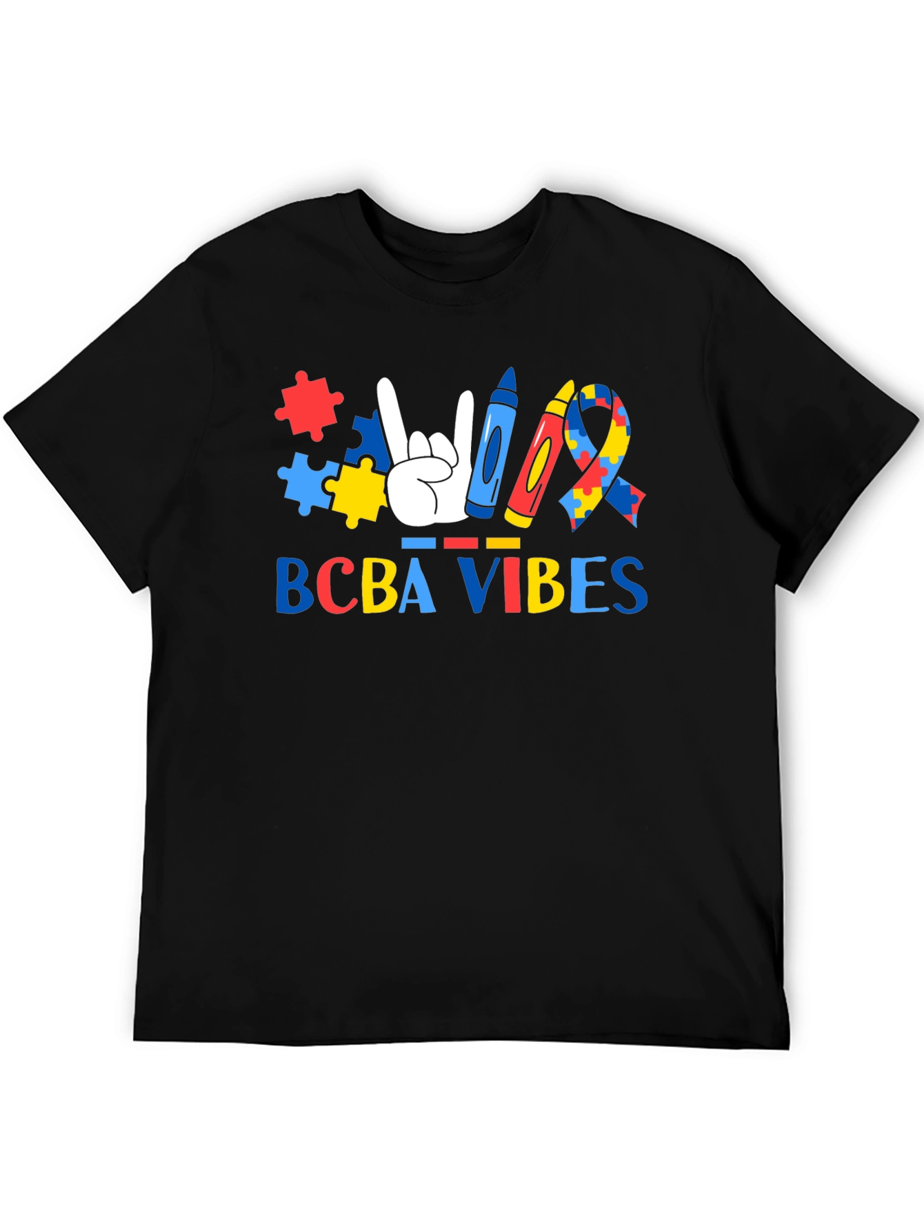 BCBA Vibes Autism Awareness Graphic Tee