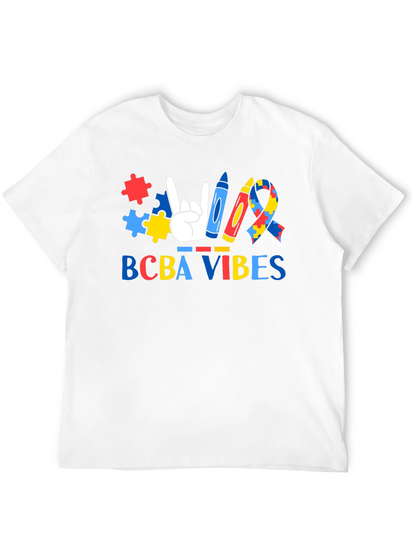 BCBA Vibes Autism Awareness Graphic Tee