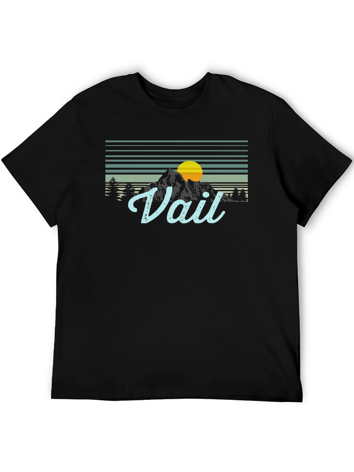 Vail Mountain Sunset Graphic Tee