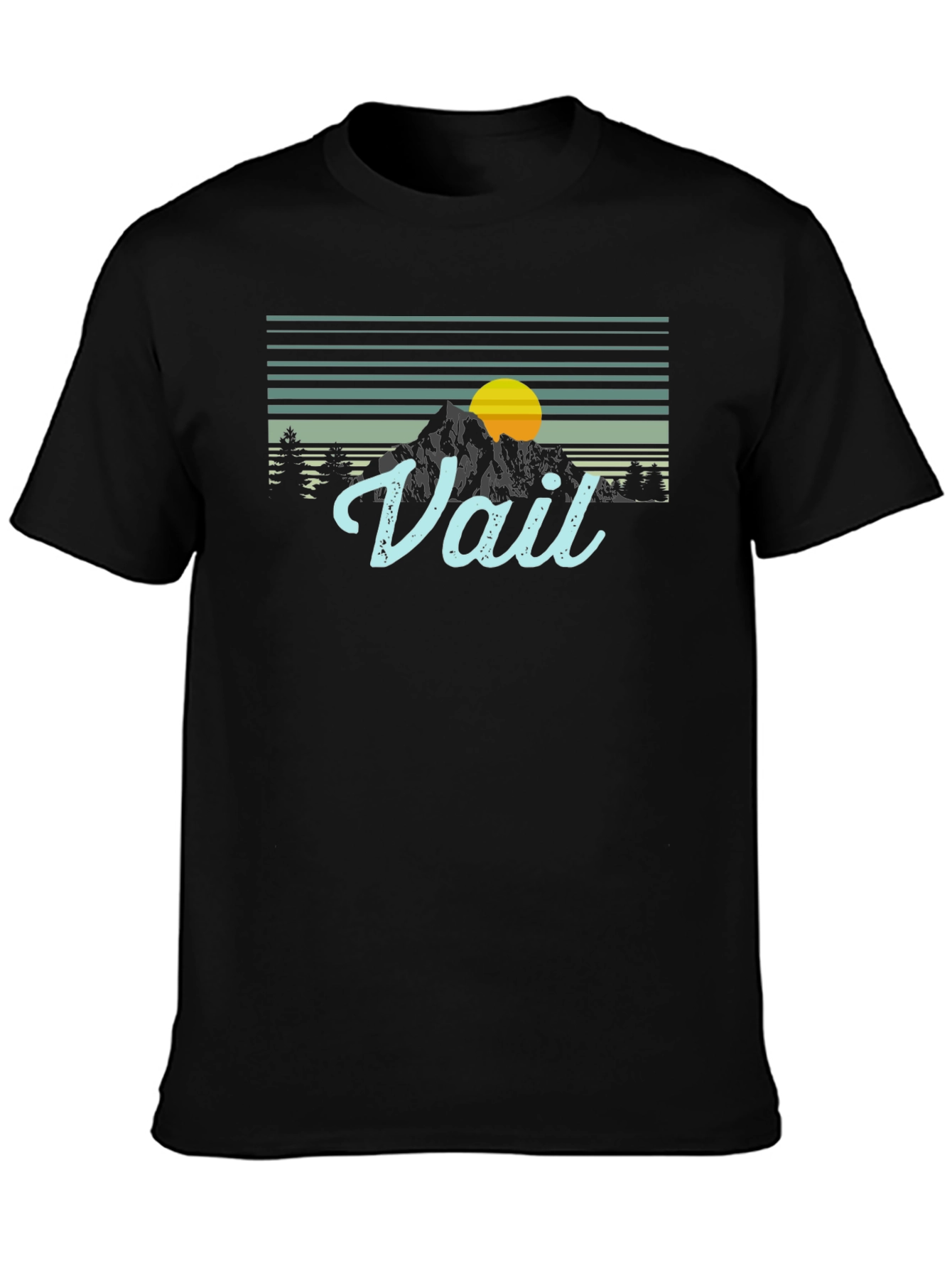 Vail Mountain Sunset Graphic Tee