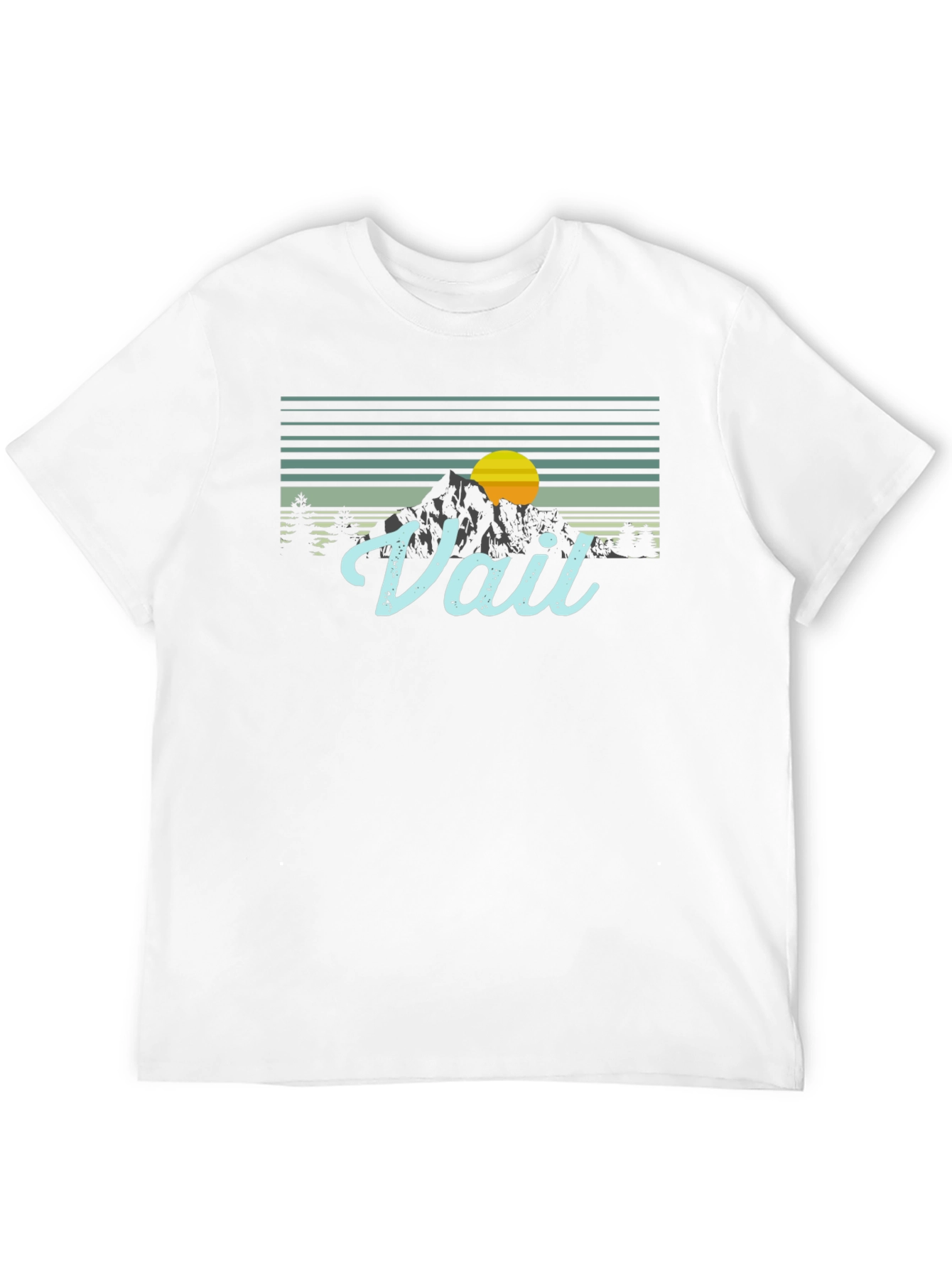 Vail Mountain Sunset Graphic Tee