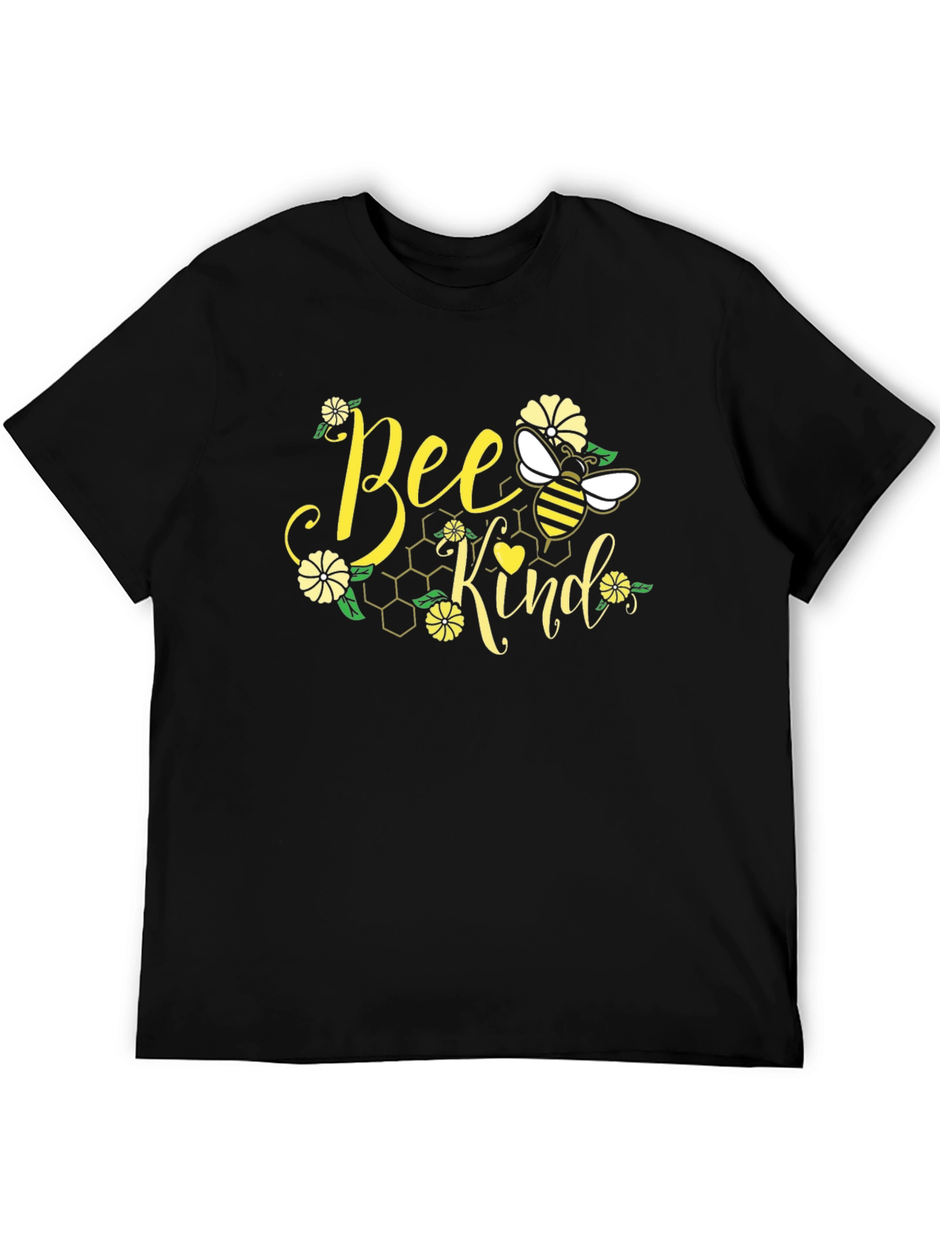 Bee Kind Graphic Tee - Stylish Black T-Shirt