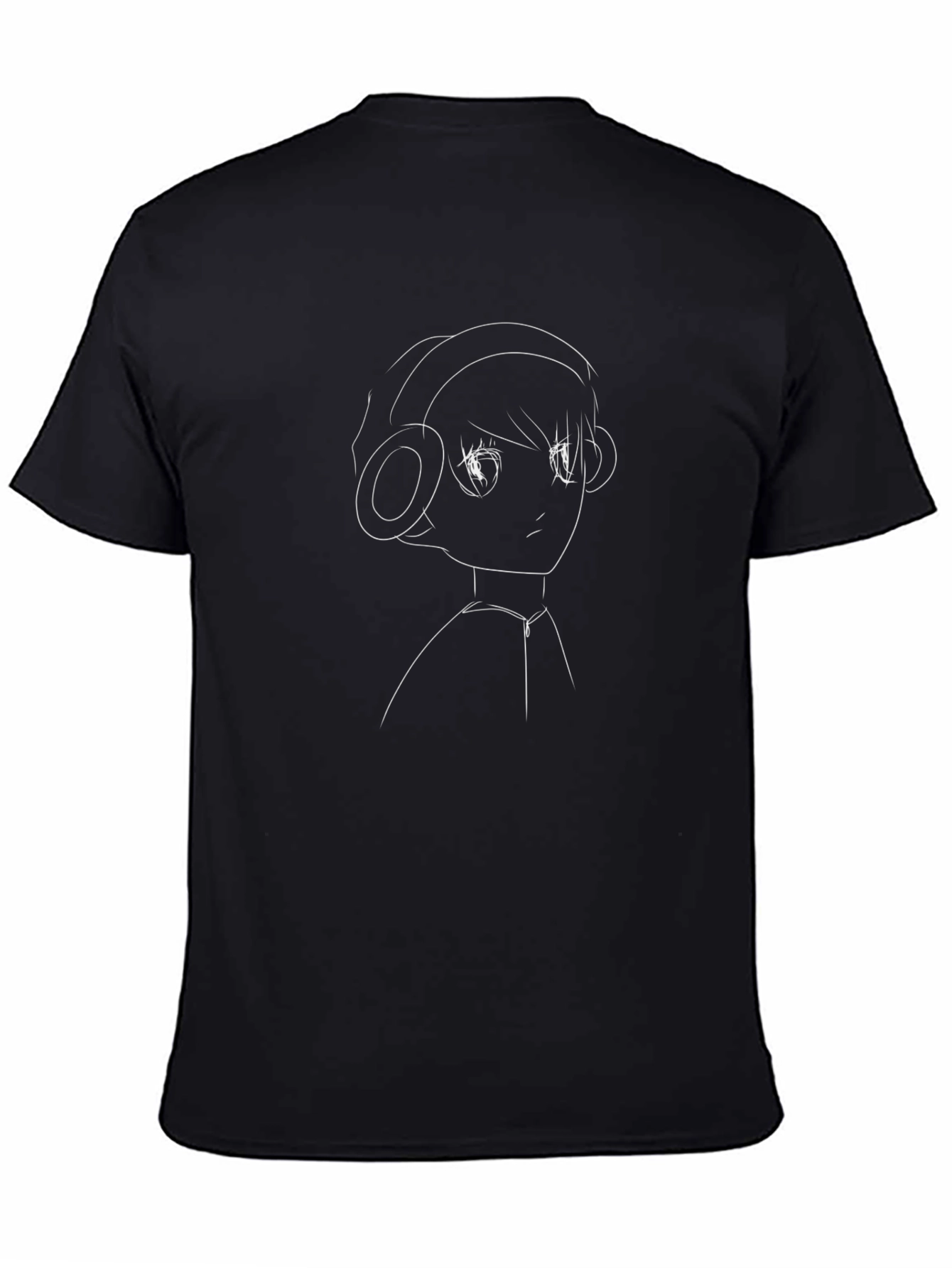 Anime Headphones Tee - Cool Graphic T-Shirt