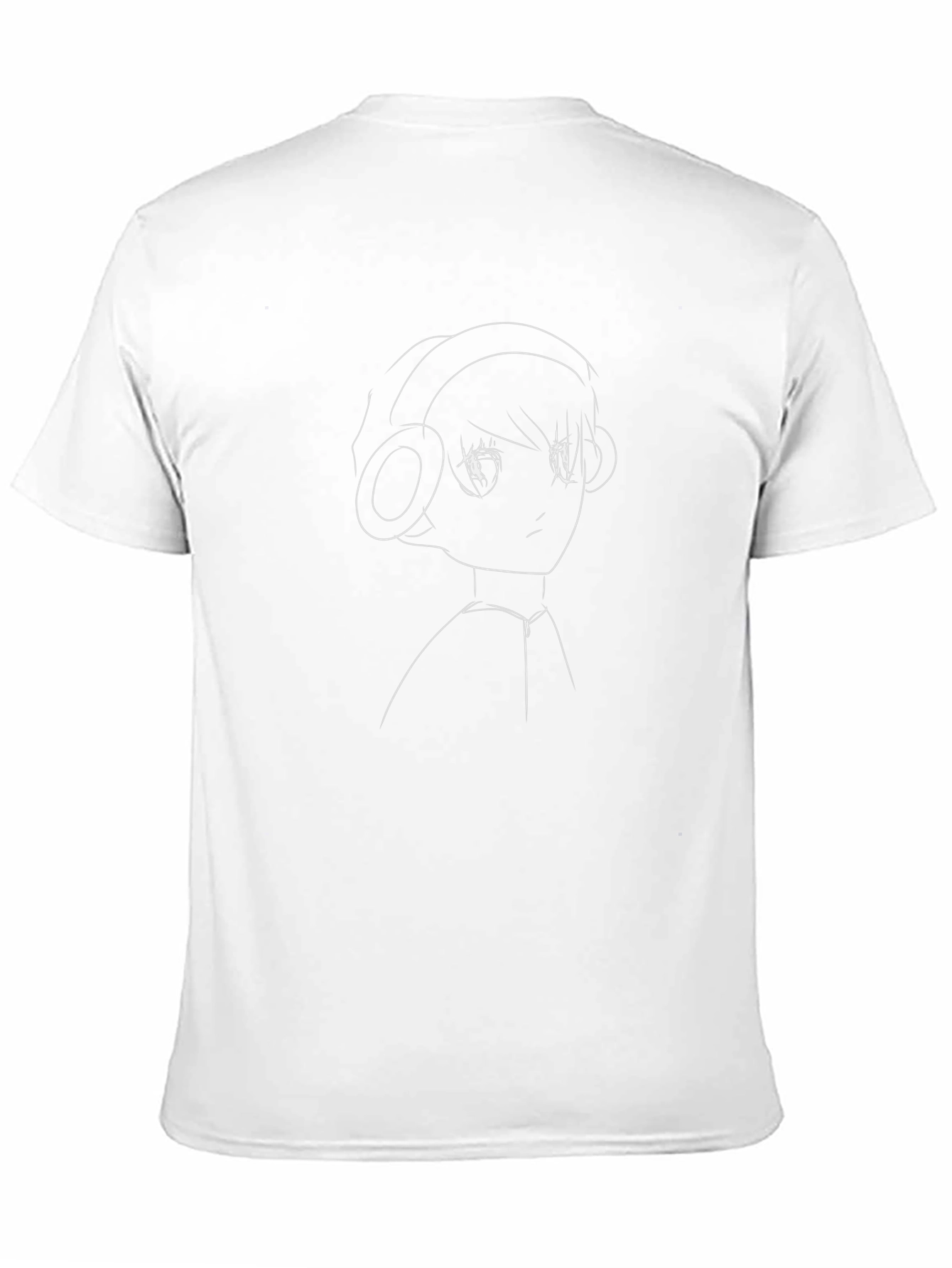 Anime Headphones Tee - Cool Graphic T-Shirt