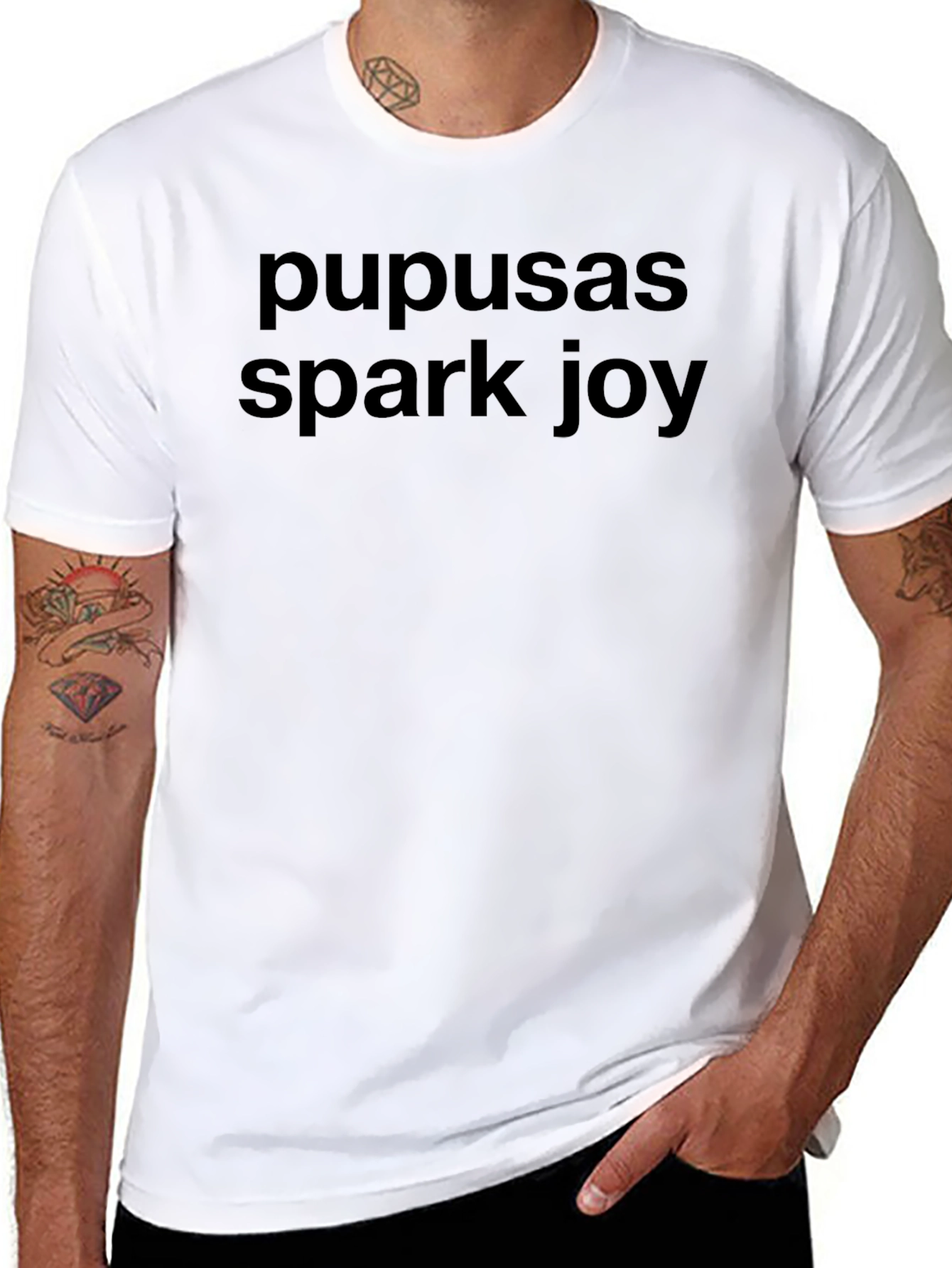 Pupusas Spark Joy Graphic T-Shirt