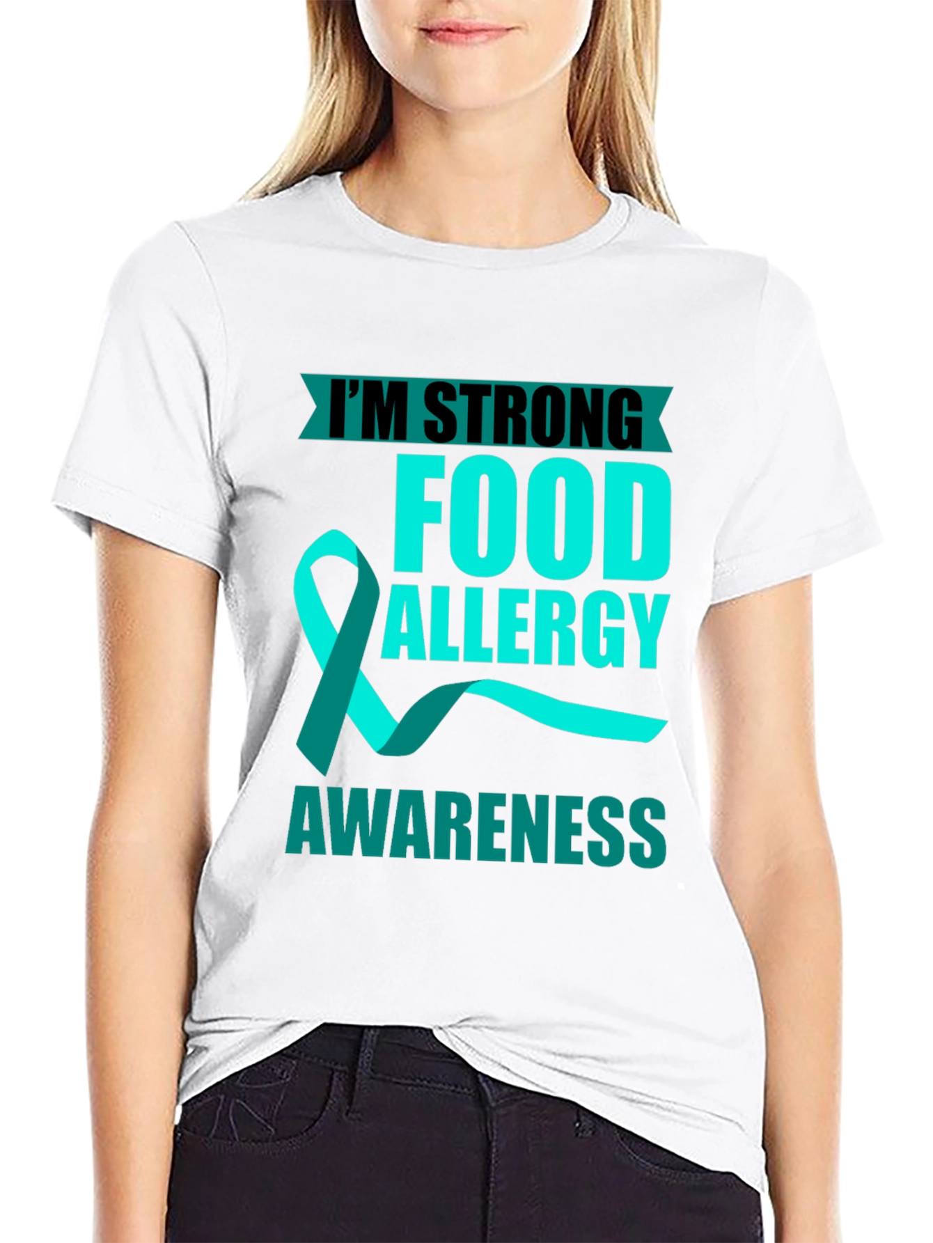 Food Allergy Awareness Strong T-Shirt
