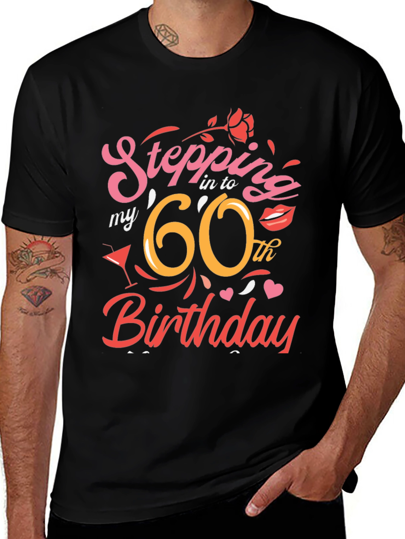 Stepping into My 60th Birthday T-Shirt
