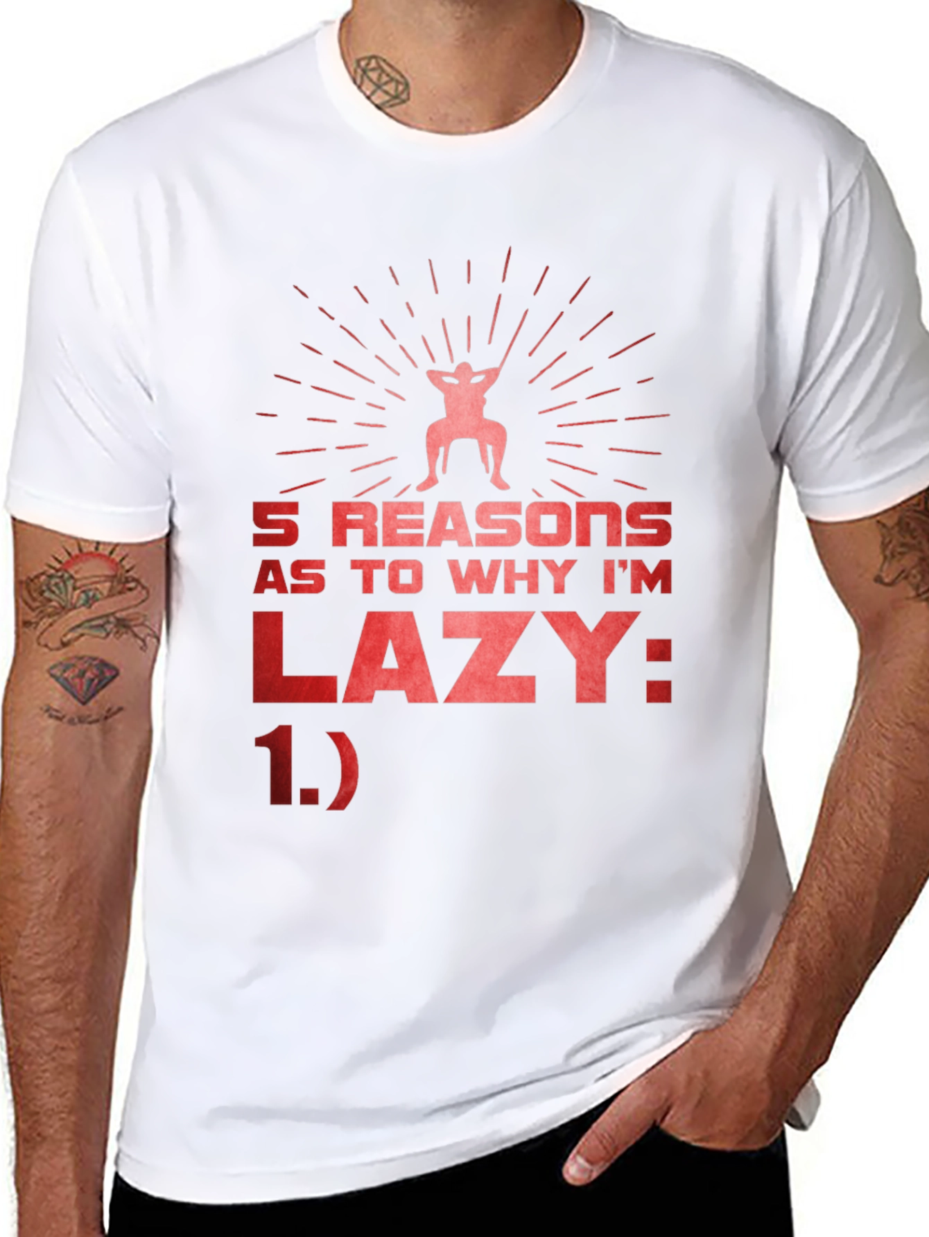 Funny Lazy Graphic Tee