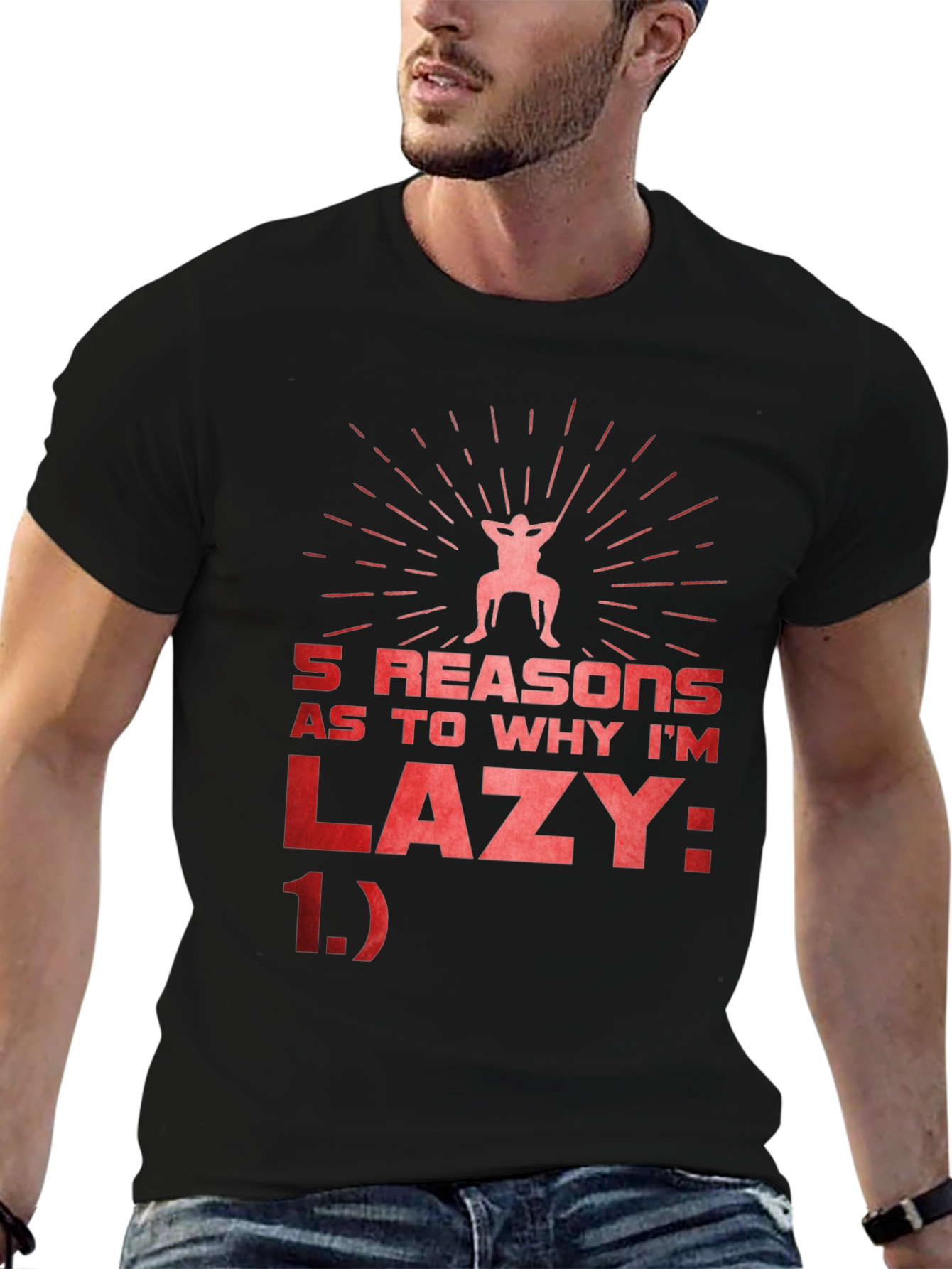 Funny Lazy Graphic Tee