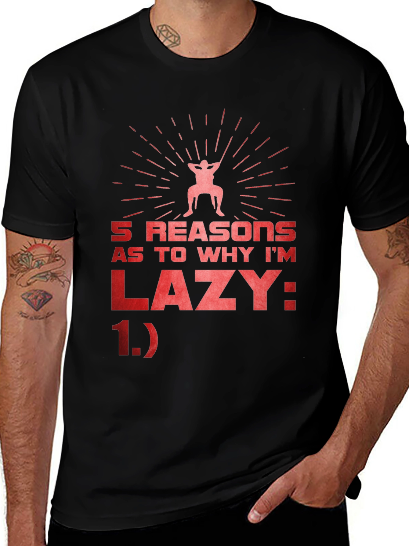 Funny Lazy Graphic Tee