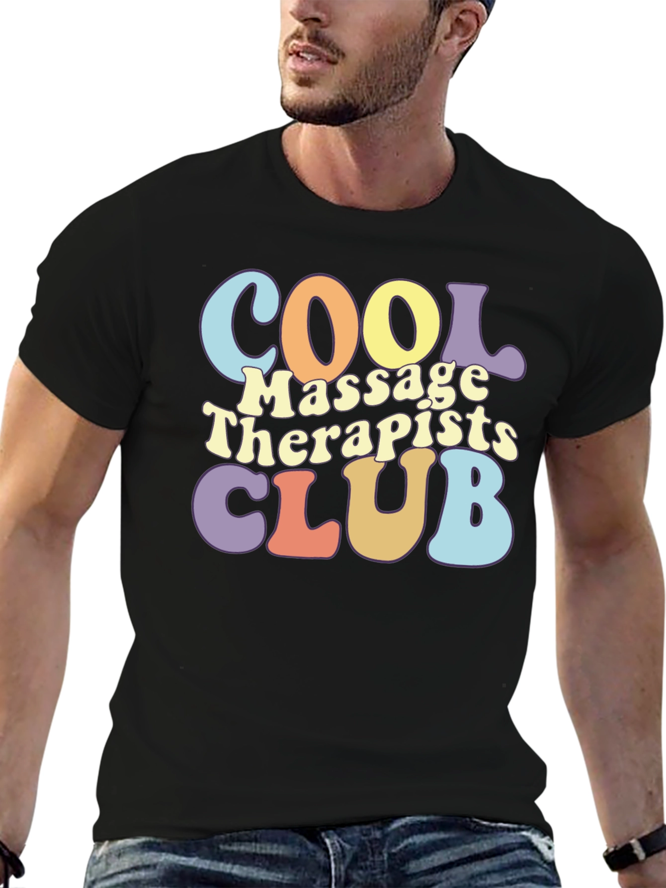 Cool Massage Therapists Club Graphic Tee