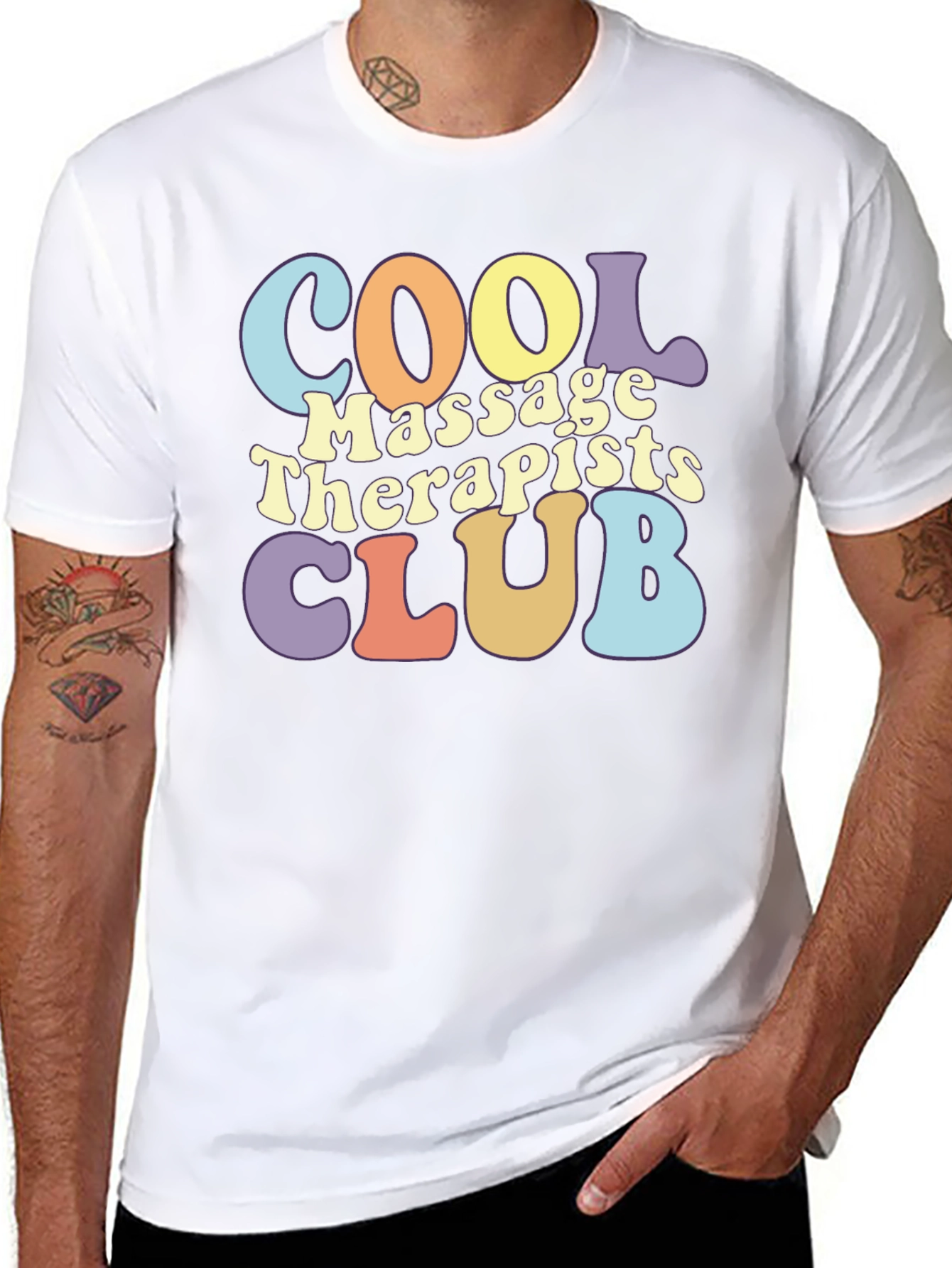 Cool Massage Therapists Club Graphic Tee