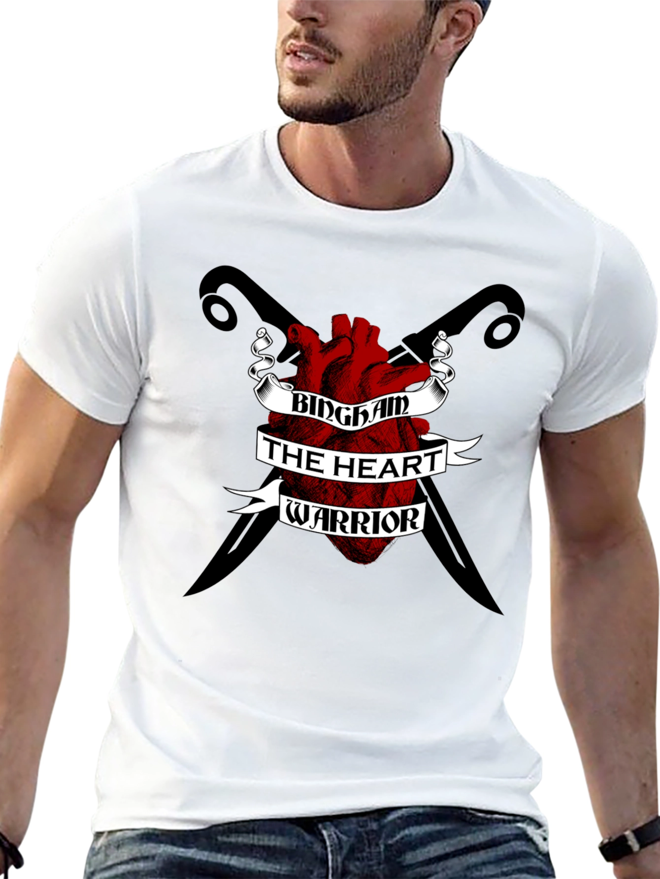 Bingham Heart Warrior Black T-Shirt
