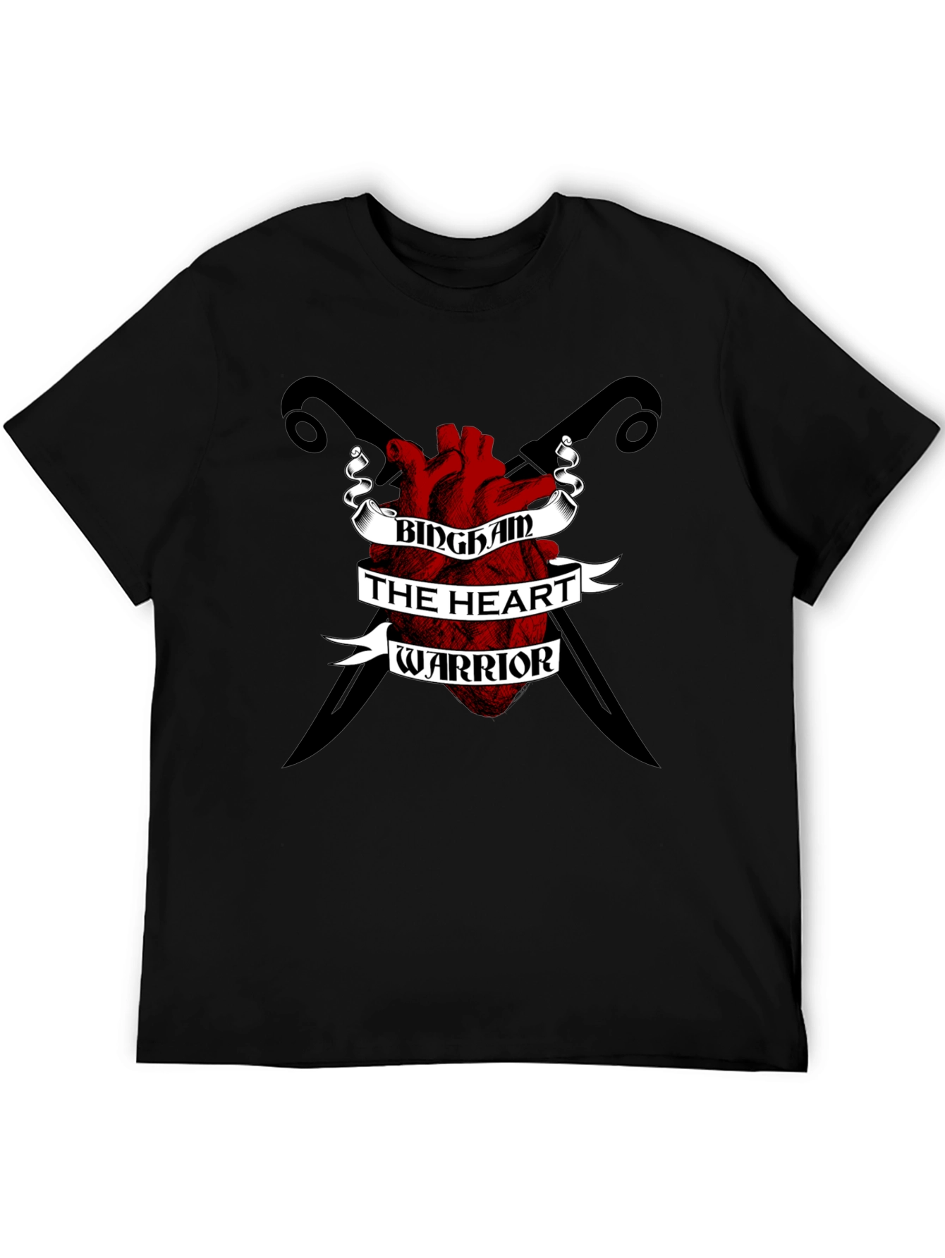 Bingham Heart Warrior Black T-Shirt