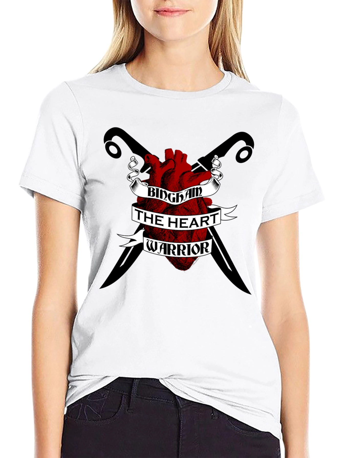 Bingham Heart Warrior Black T-Shirt