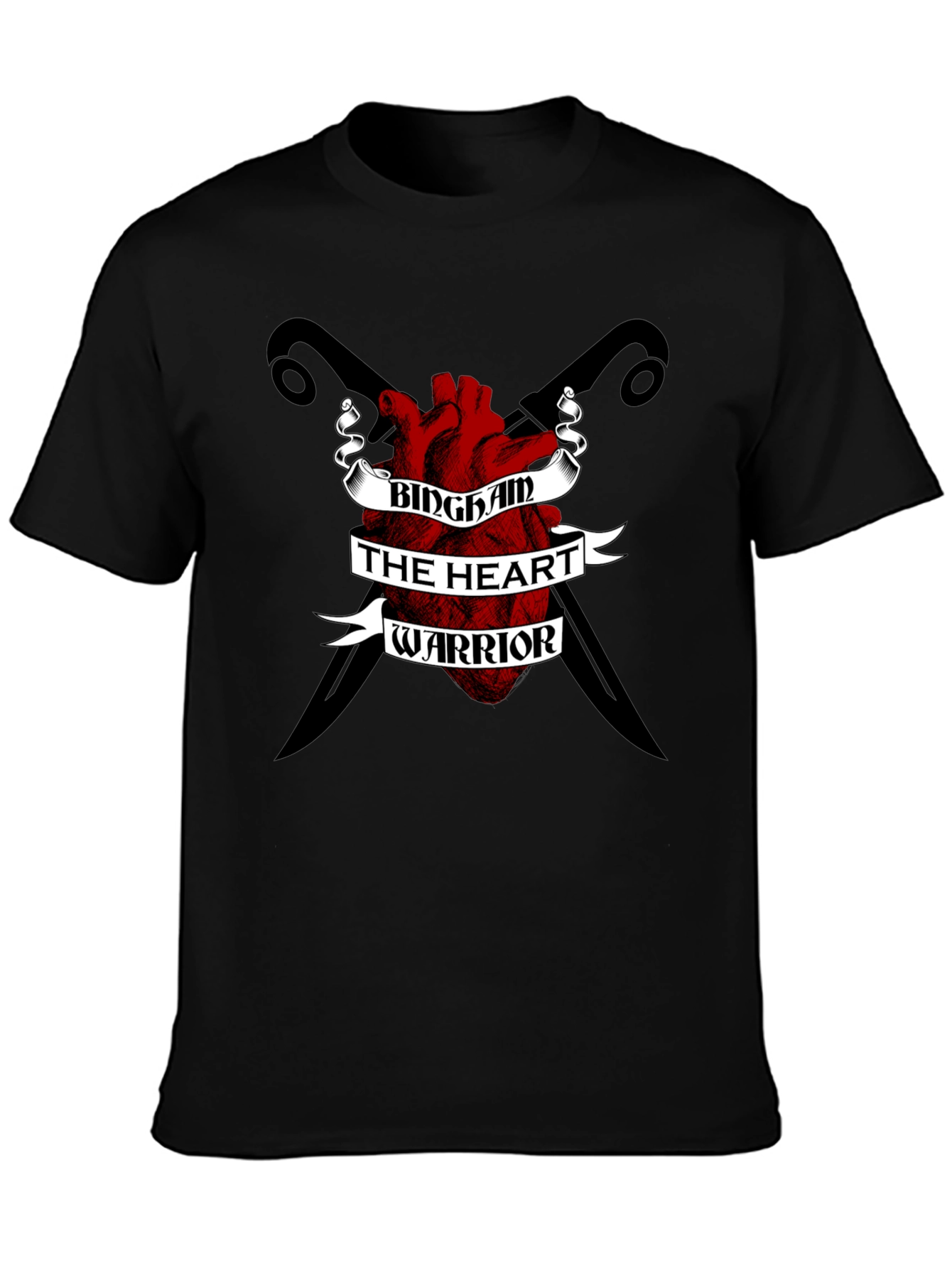Bingham Heart Warrior Black T-Shirt
