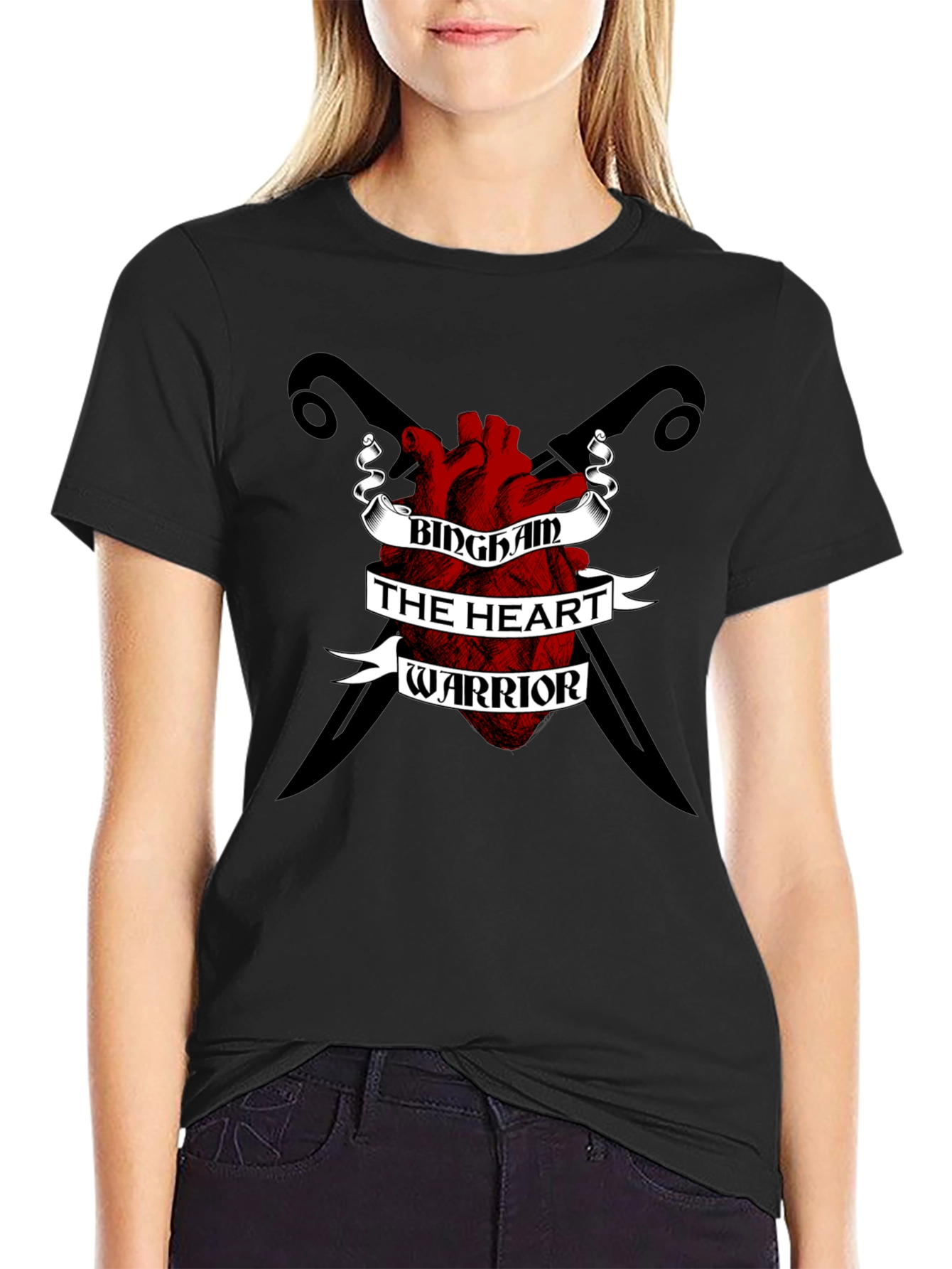 Bingham Heart Warrior Black T-Shirt