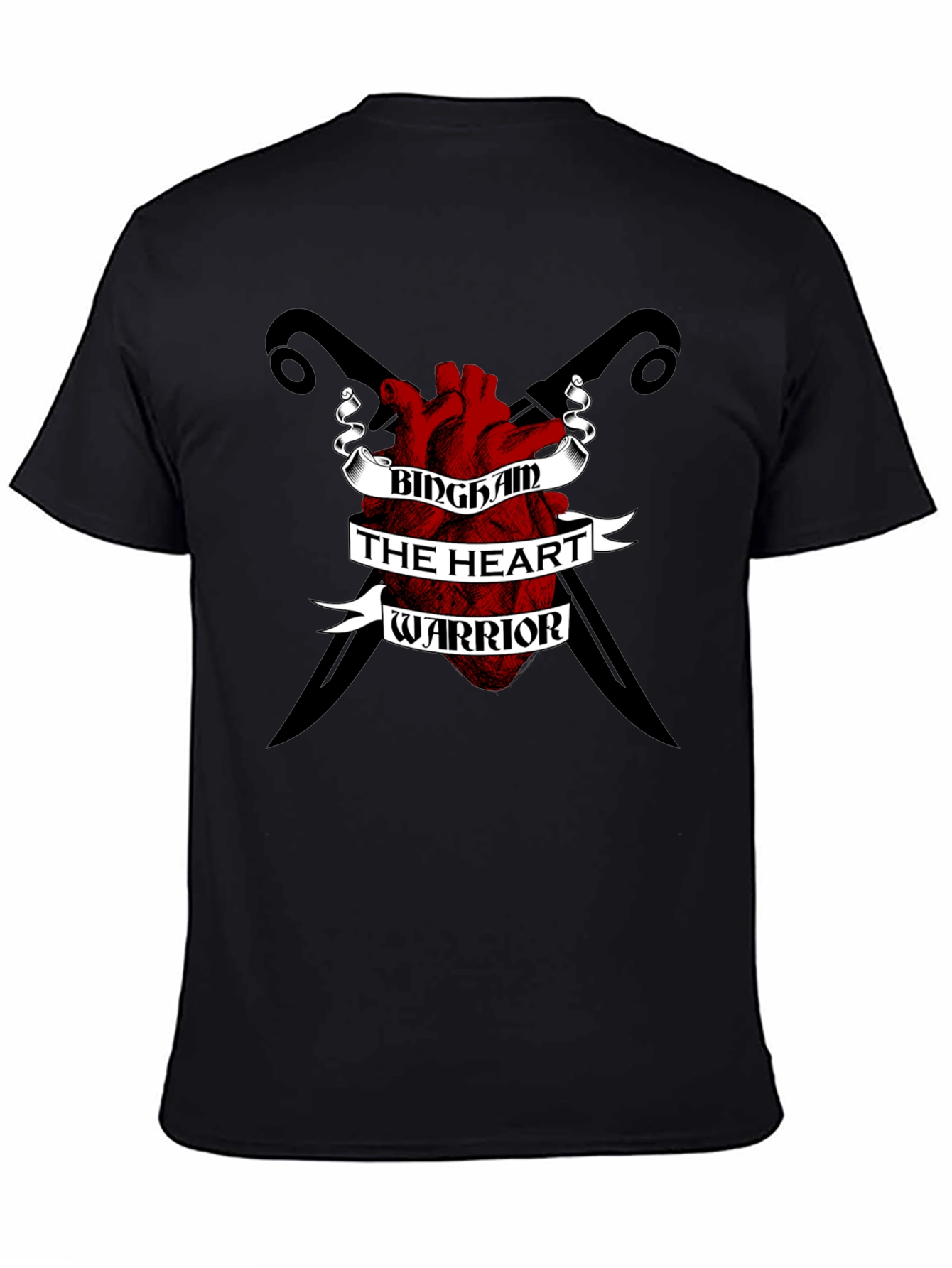 Bingham Heart Warrior Black T-Shirt