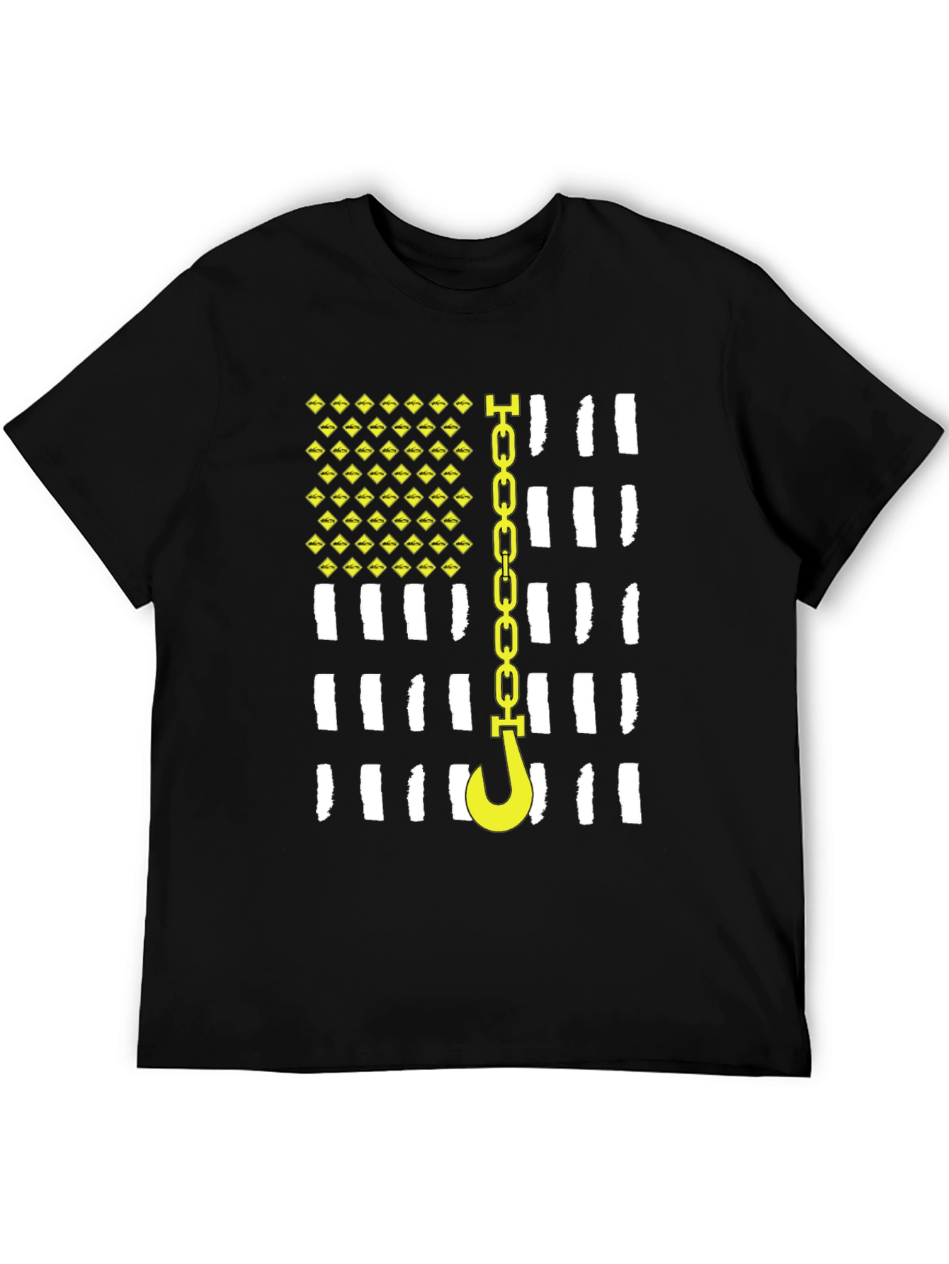 Tow Truck Driver American Flag T-Shirt