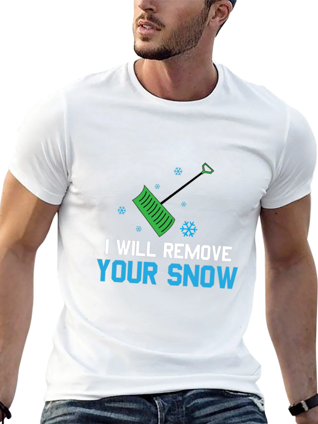 I Will Remove Your Snow Graphic Tee