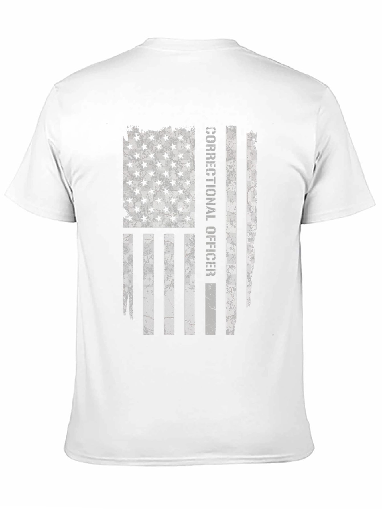 Correctional Officer Flag Graphic T-Shirt