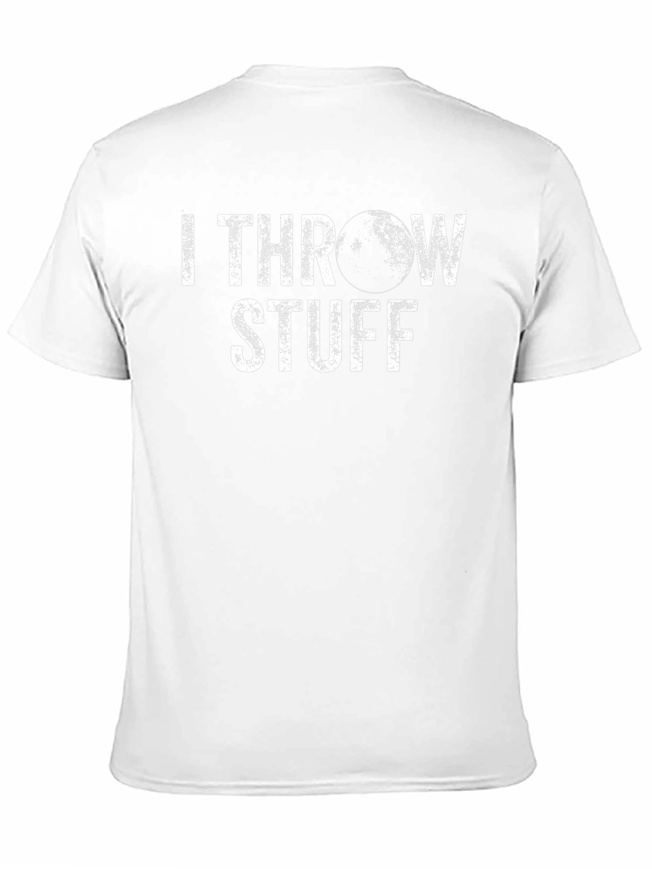 I Throw Stuff Black T-Shirt